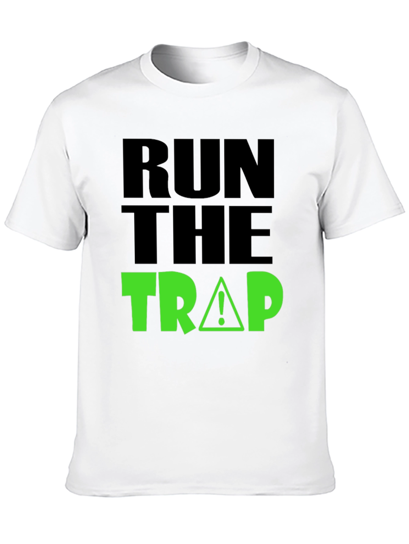 Run the Trap Black Graphic Tee