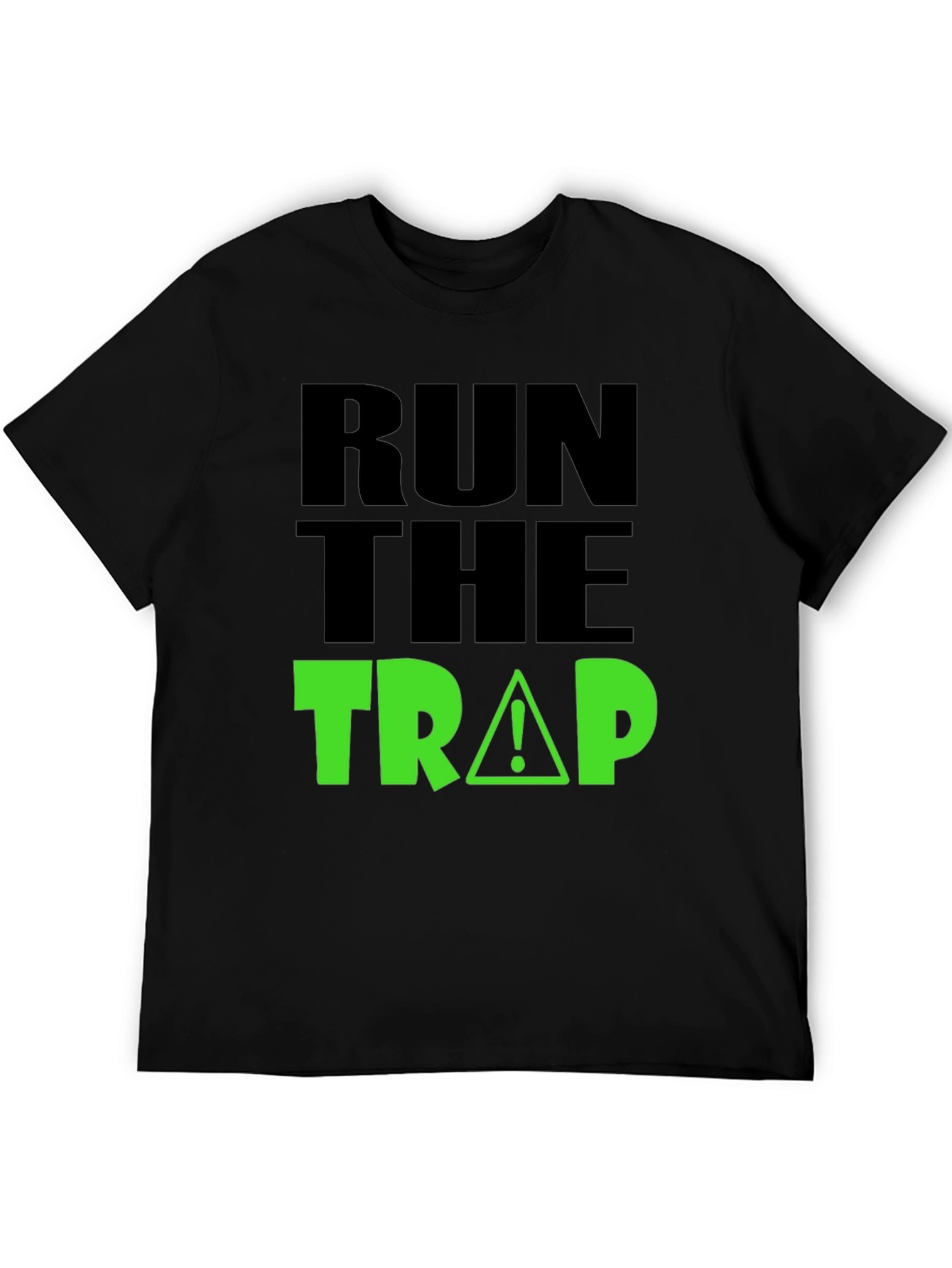 Run the Trap Black Graphic Tee
