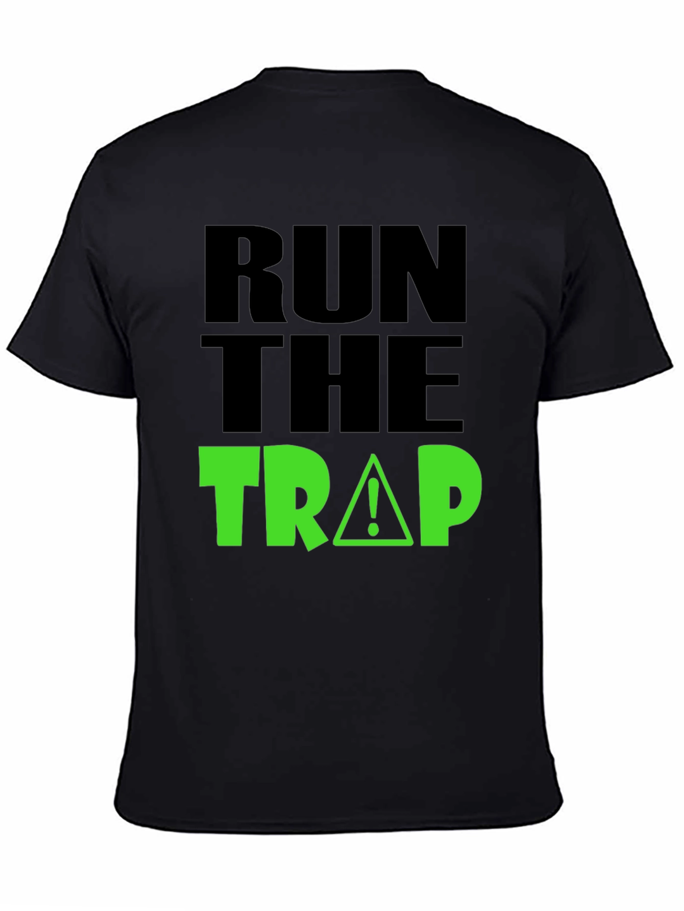 Run the Trap Black Graphic Tee