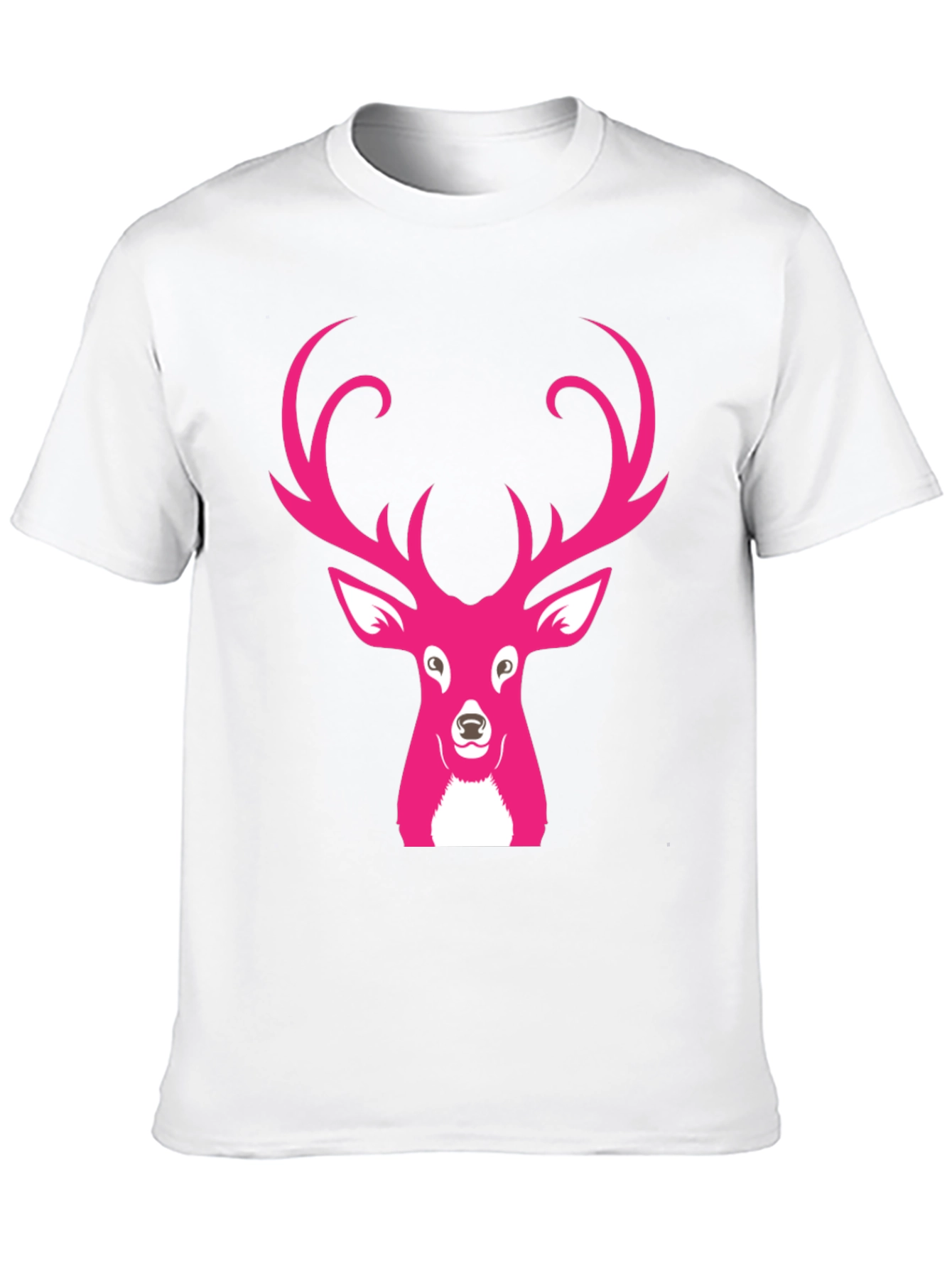 Pink Deer Graphic T-Shirt