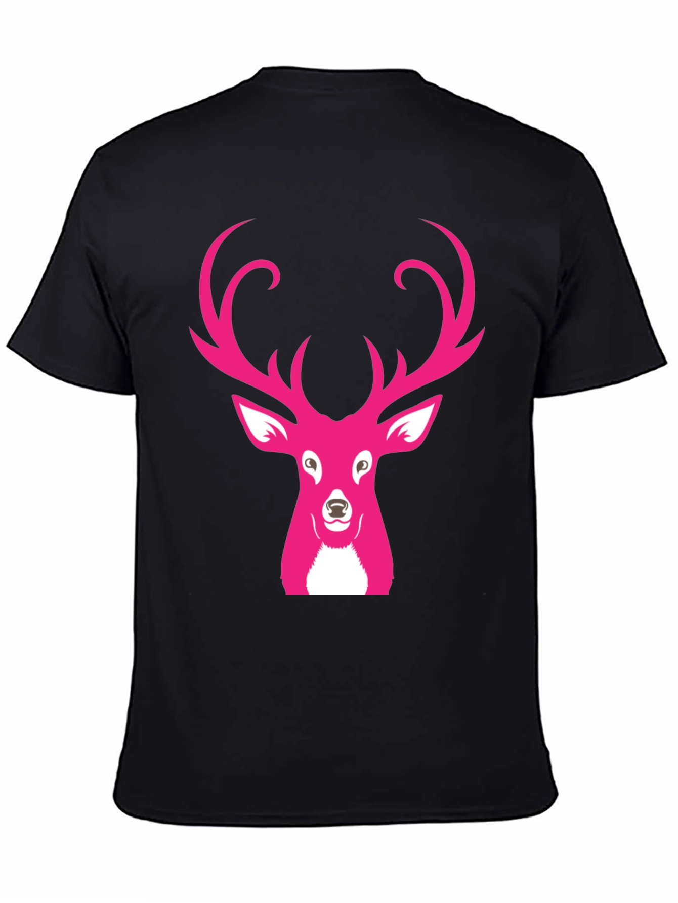 Pink Deer Graphic T-Shirt