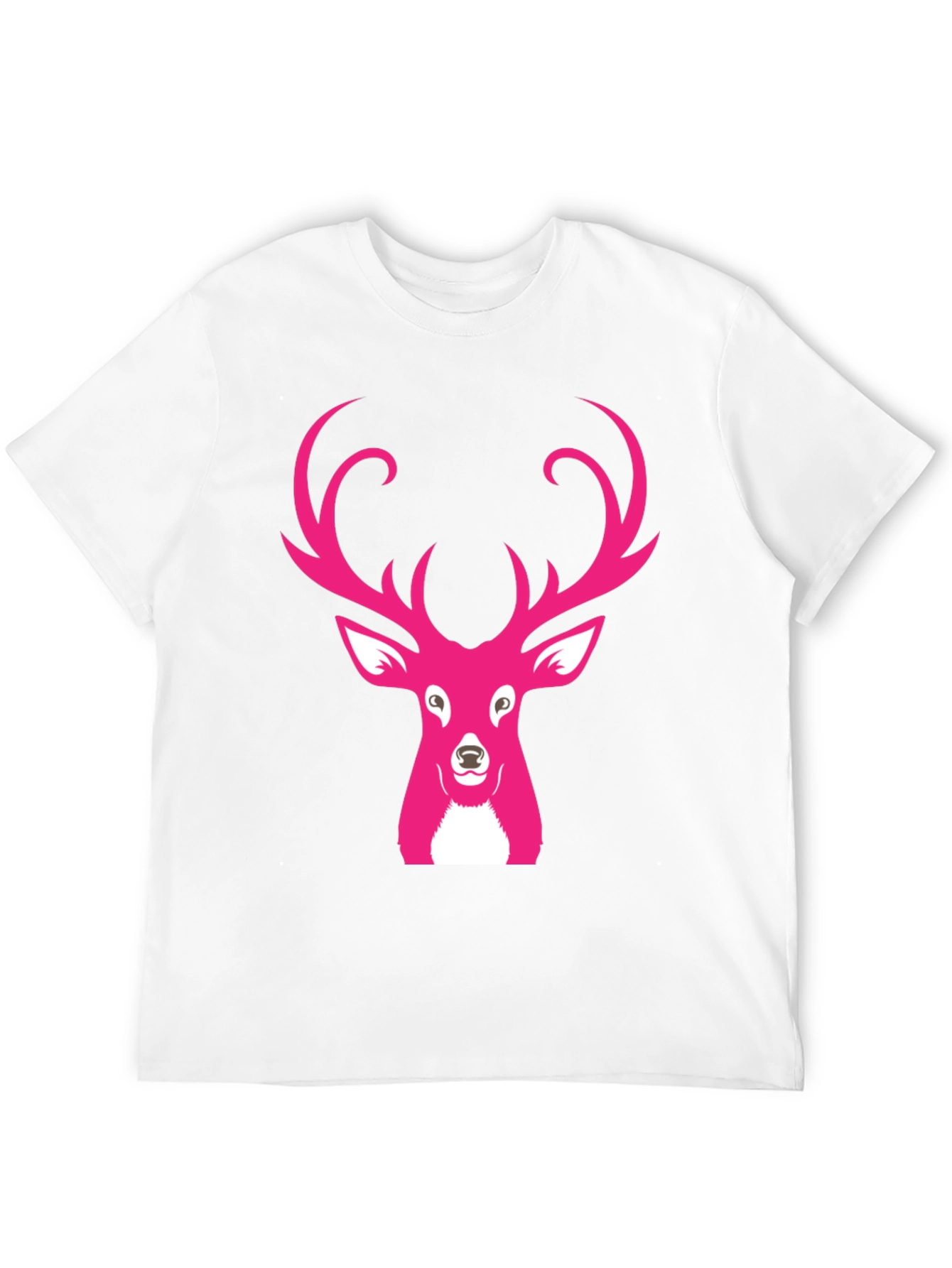 Pink Deer Graphic T-Shirt