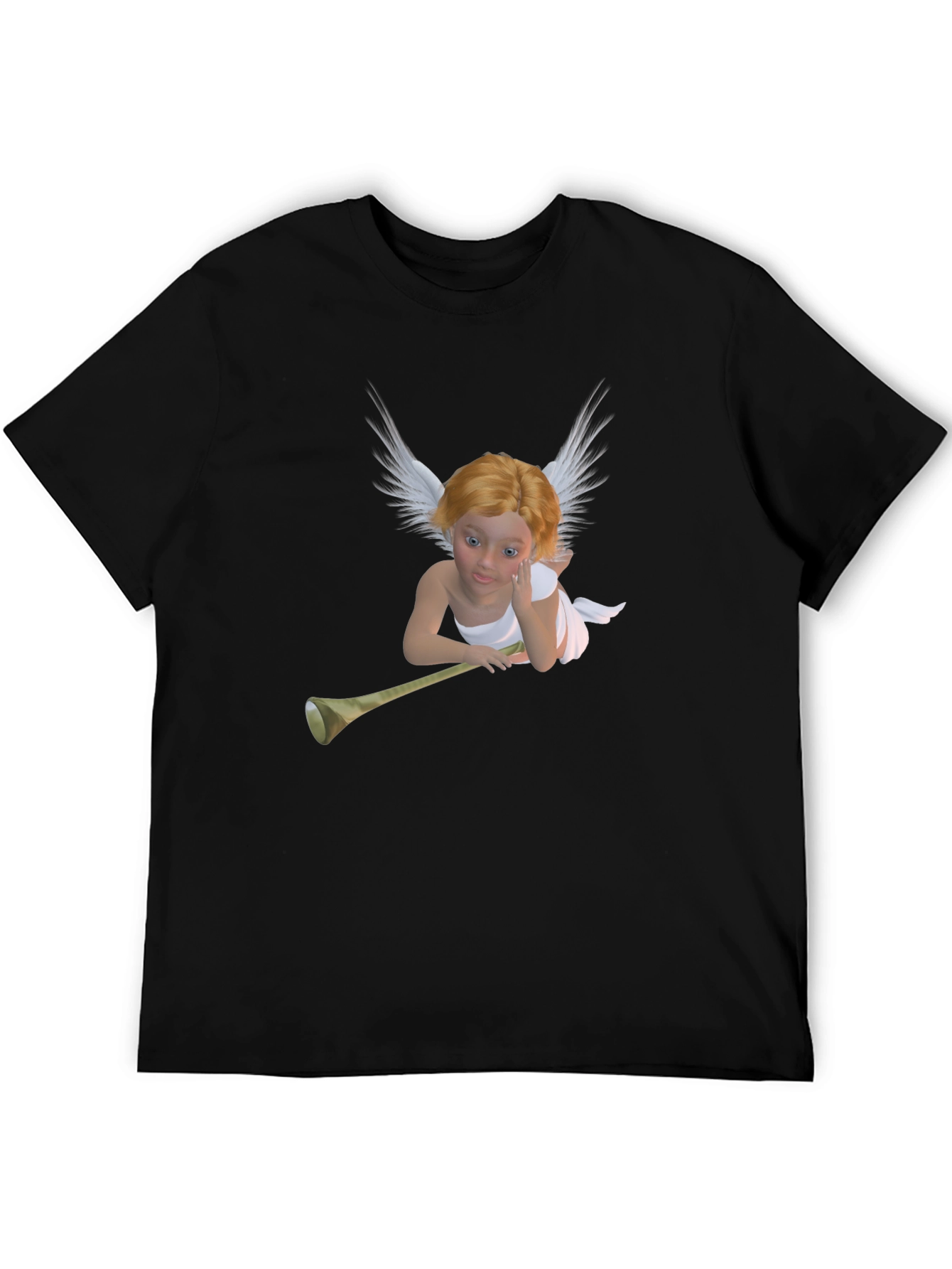 Angel Trumpet Black T-Shirt