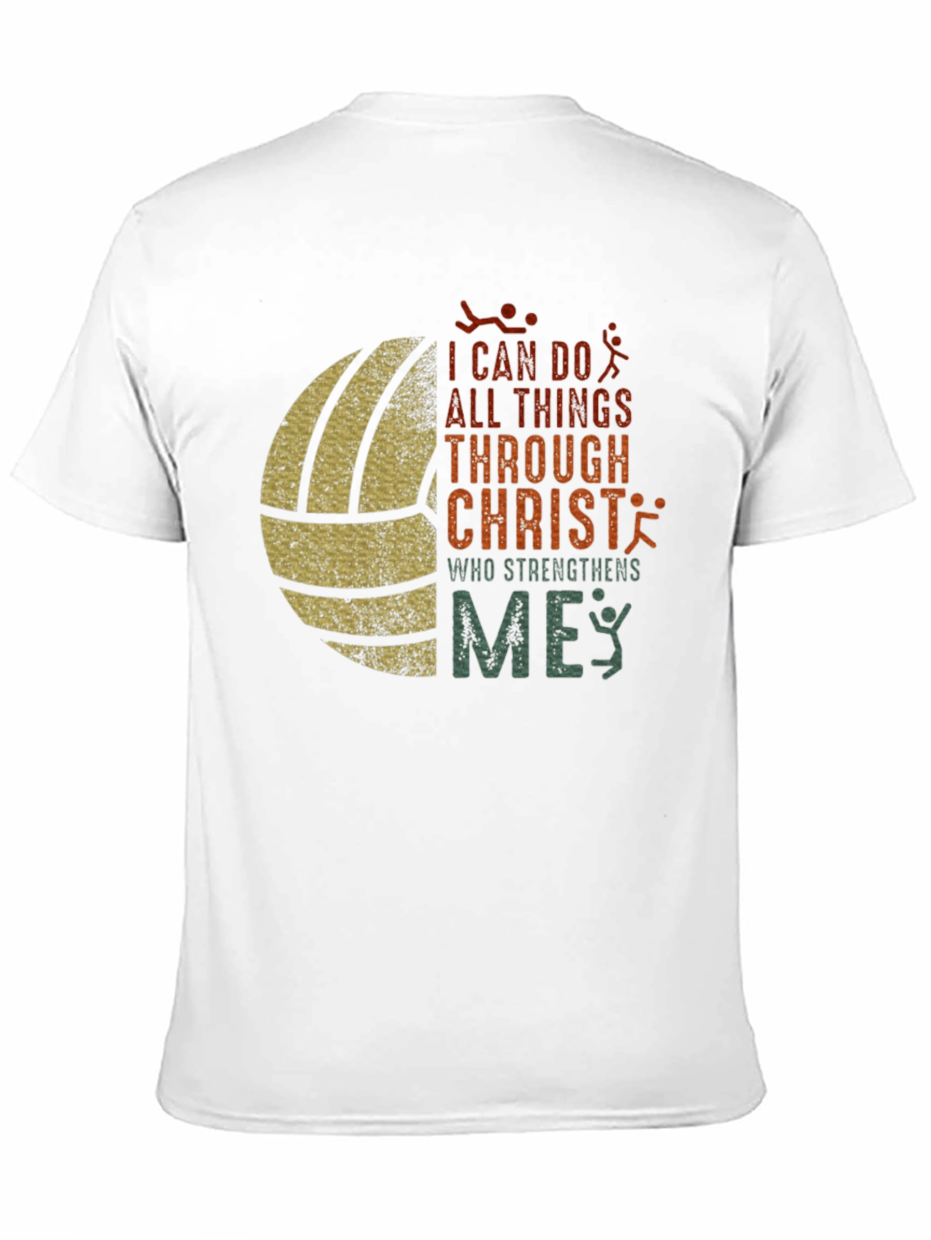 Volleyball Christian T-Shirt: I Can Do All Things