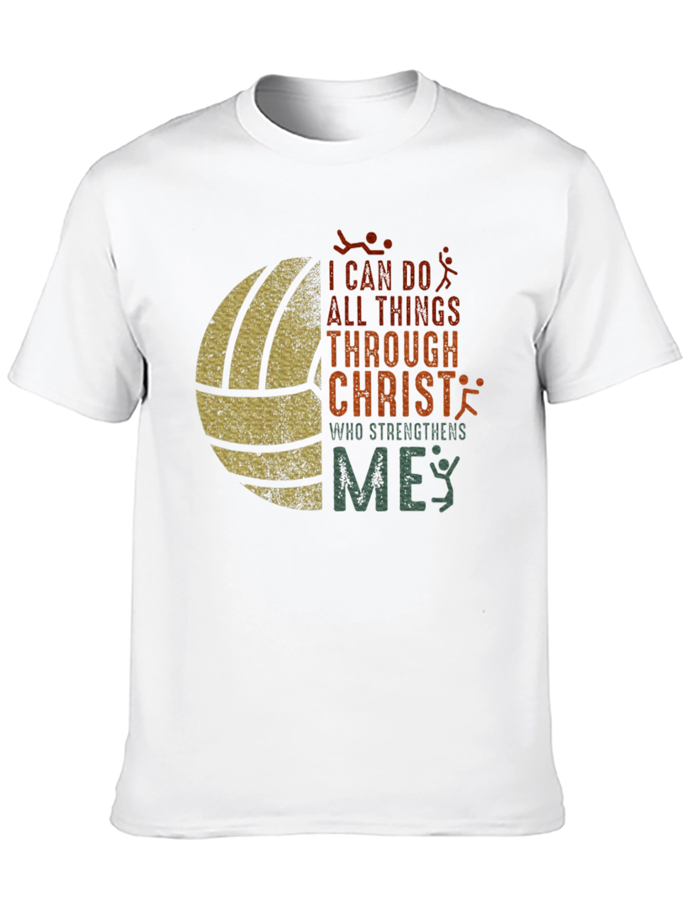 Volleyball Christian T-Shirt: I Can Do All Things