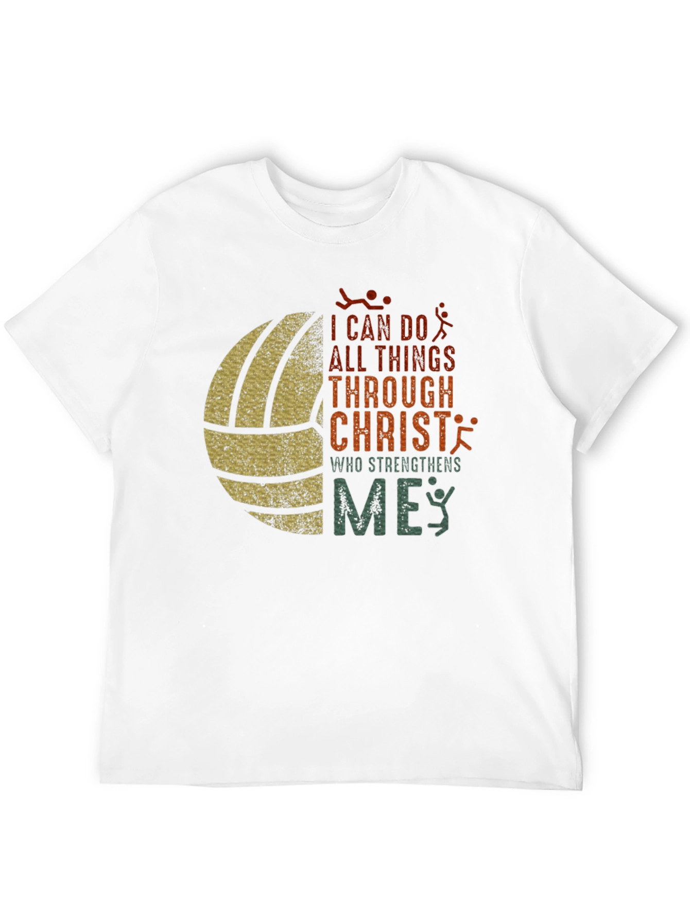 Volleyball Christian T-Shirt: I Can Do All Things
