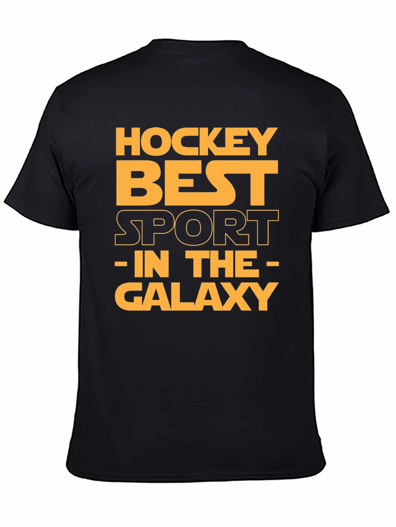 Hockey Best Sport in the Galaxy Black T-Shirt
