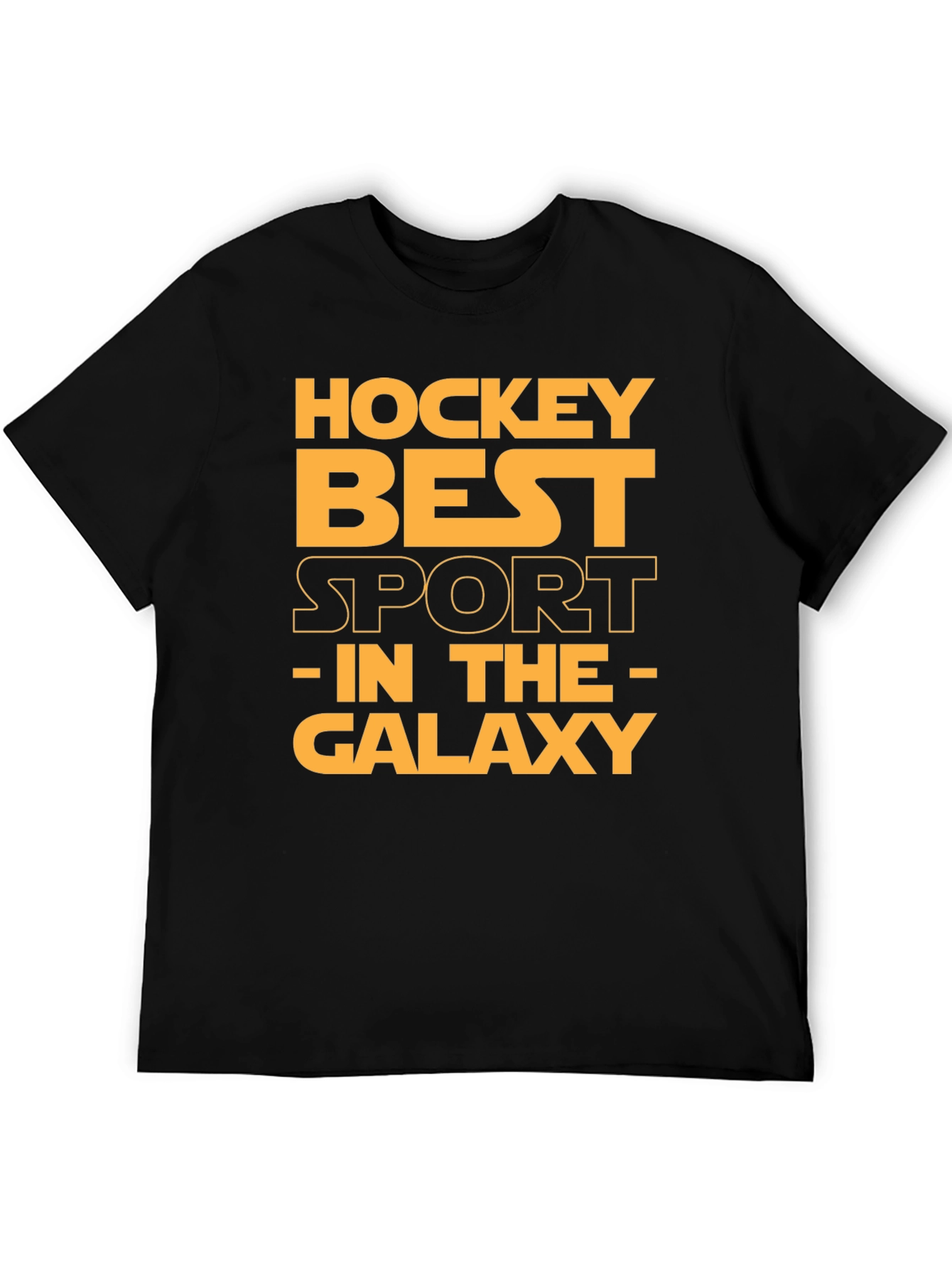 Hockey Best Sport in the Galaxy Black T-Shirt