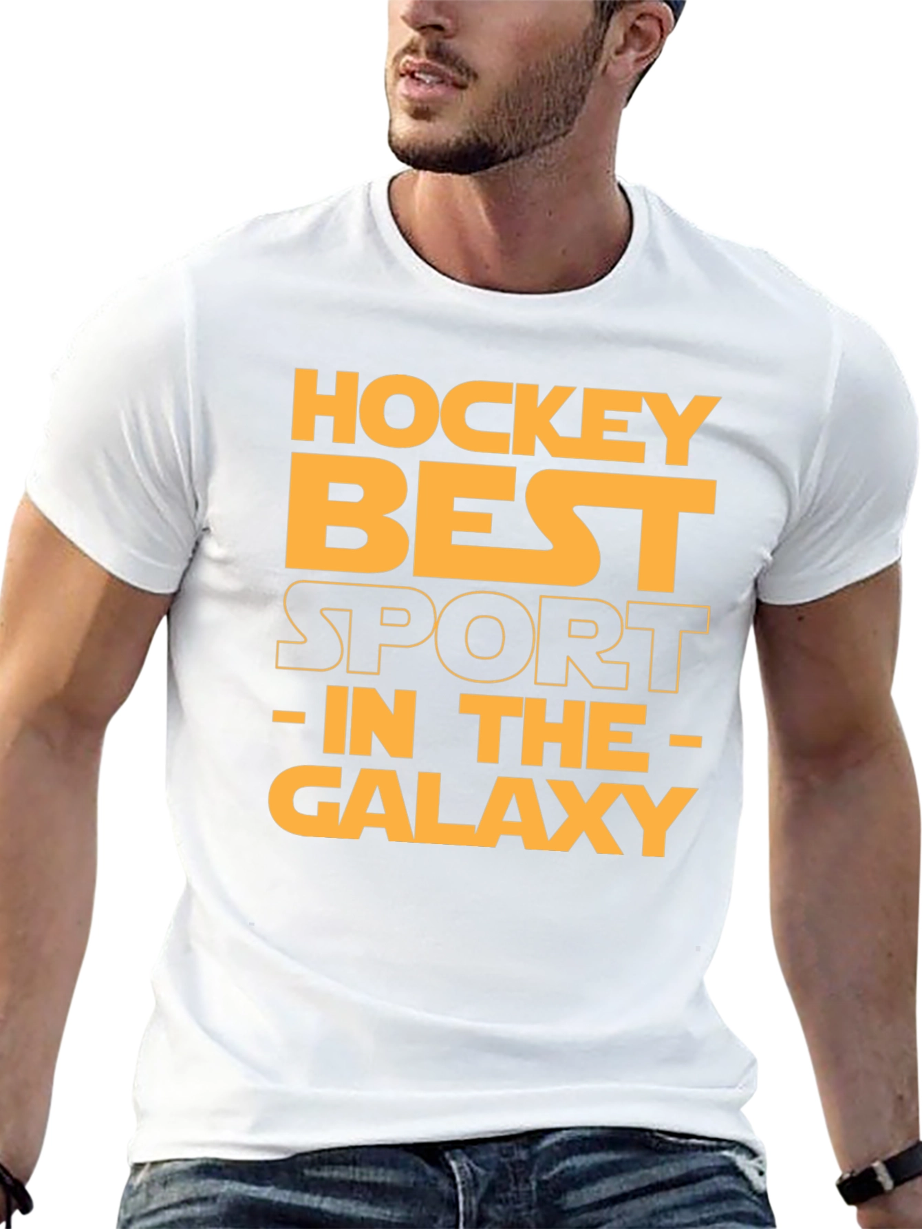 Hockey Best Sport in the Galaxy Black T-Shirt