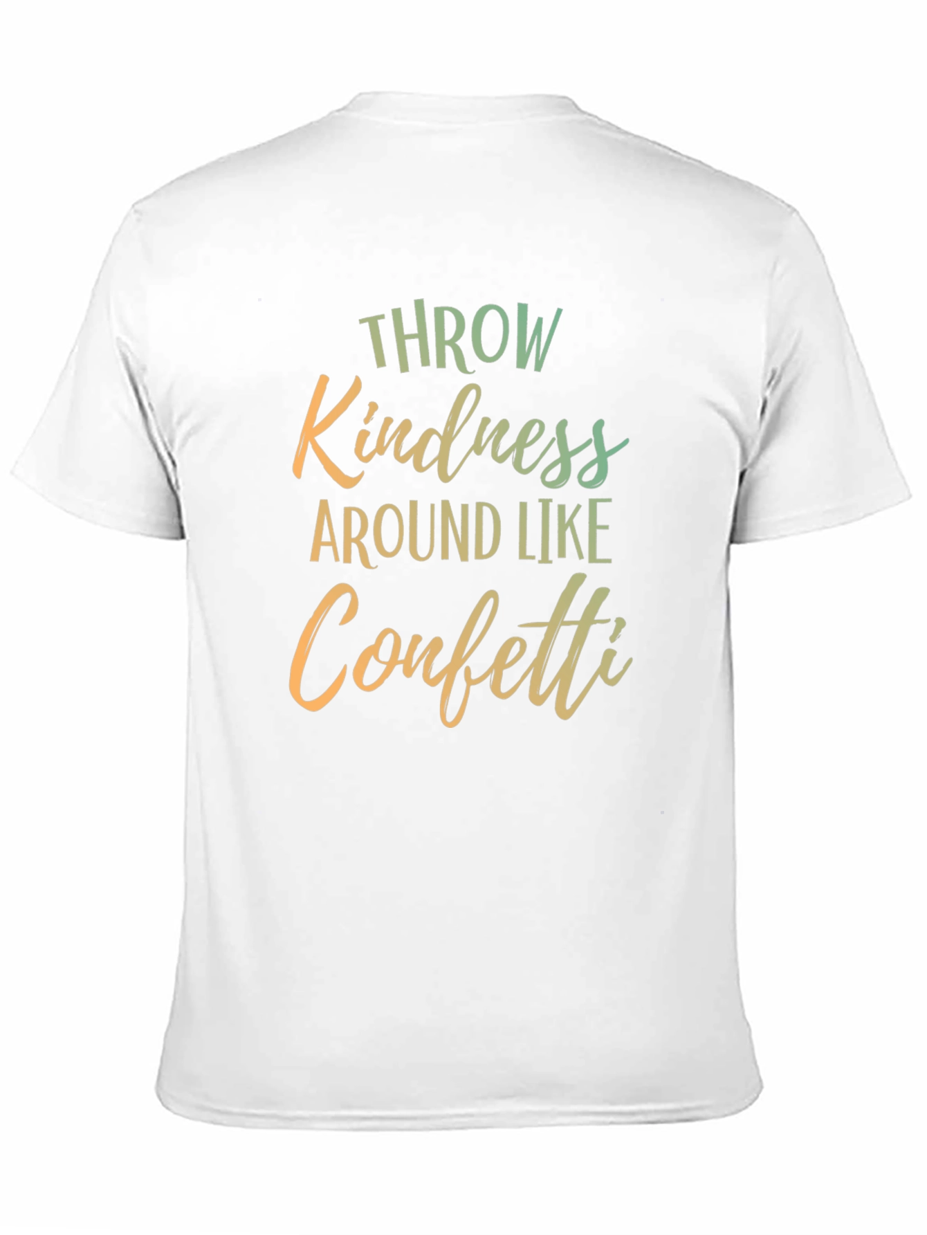 Kindness Confetti Graphic Tee - Inspiring Black T-Shirt