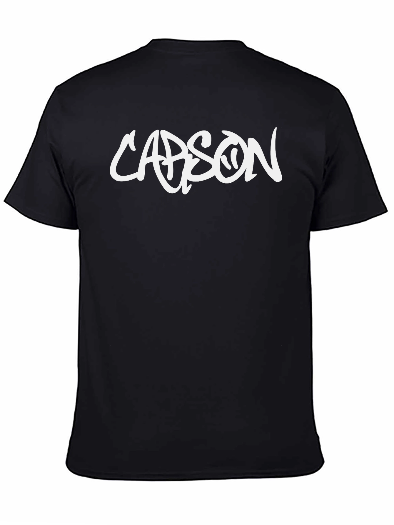 Carson Graphic Print Tee - Black