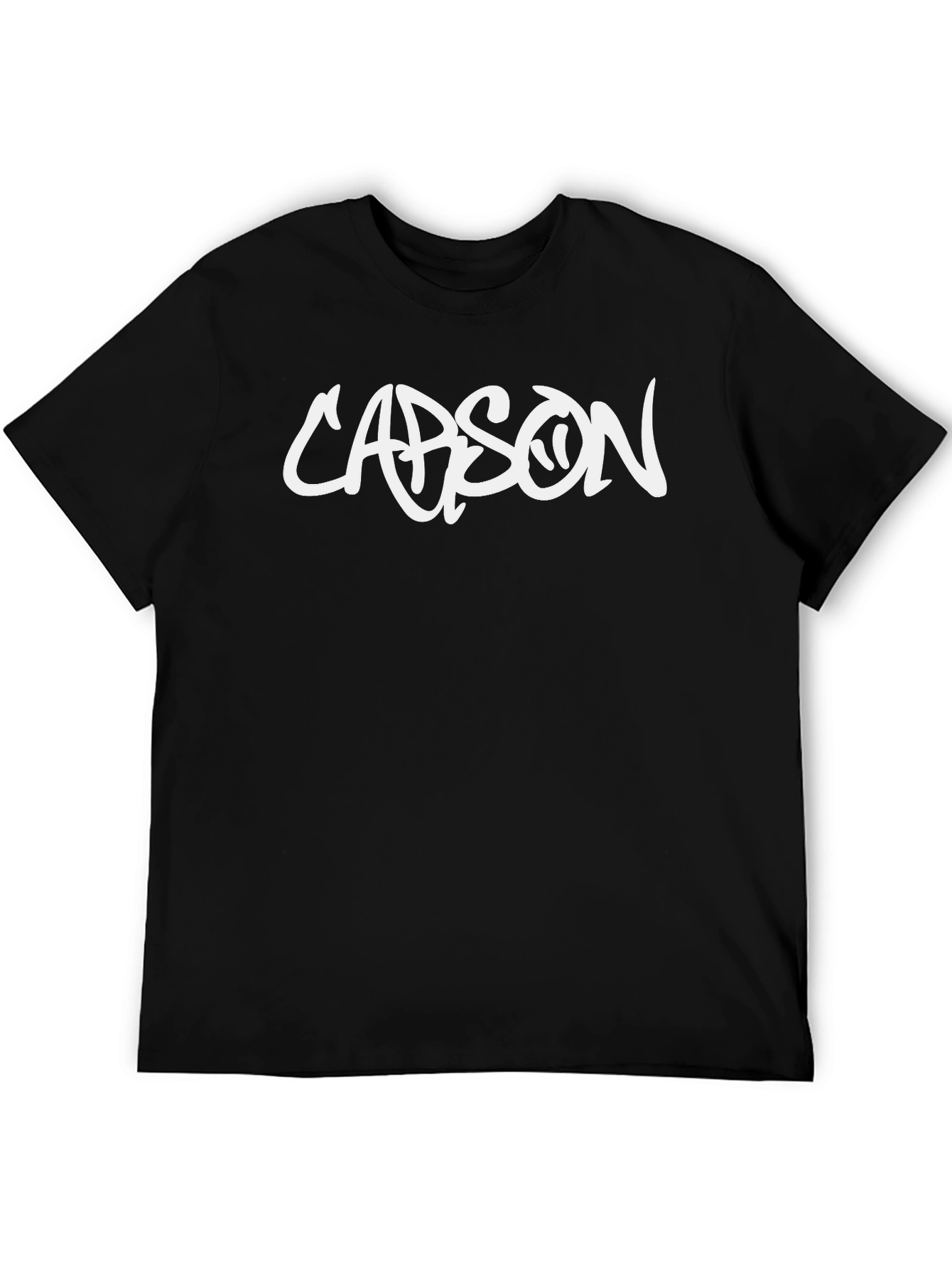 Carson Graphic Print Tee - Black