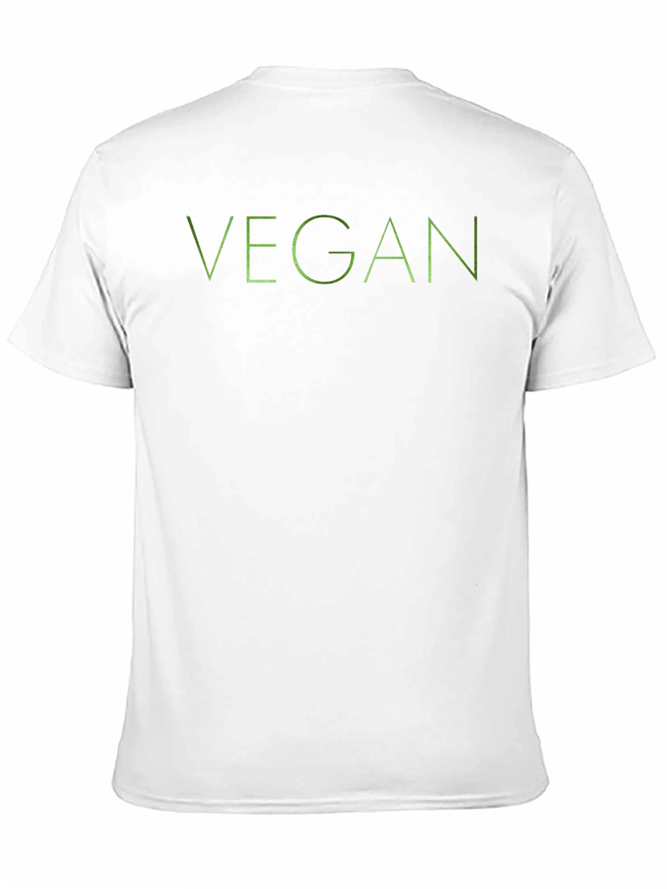 Vegan Graphic T-Shirt - Black Lightweight Casual Wear
