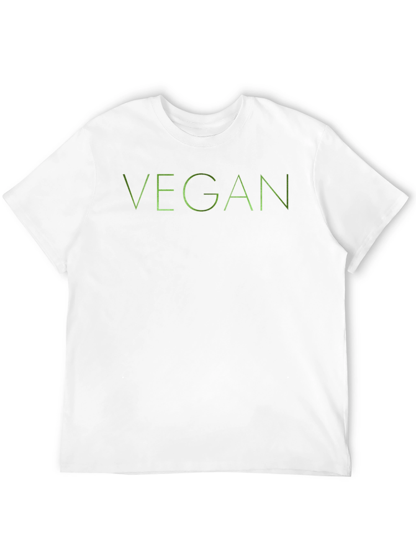 Vegan Graphic T-Shirt - Black Lightweight Casual Wear