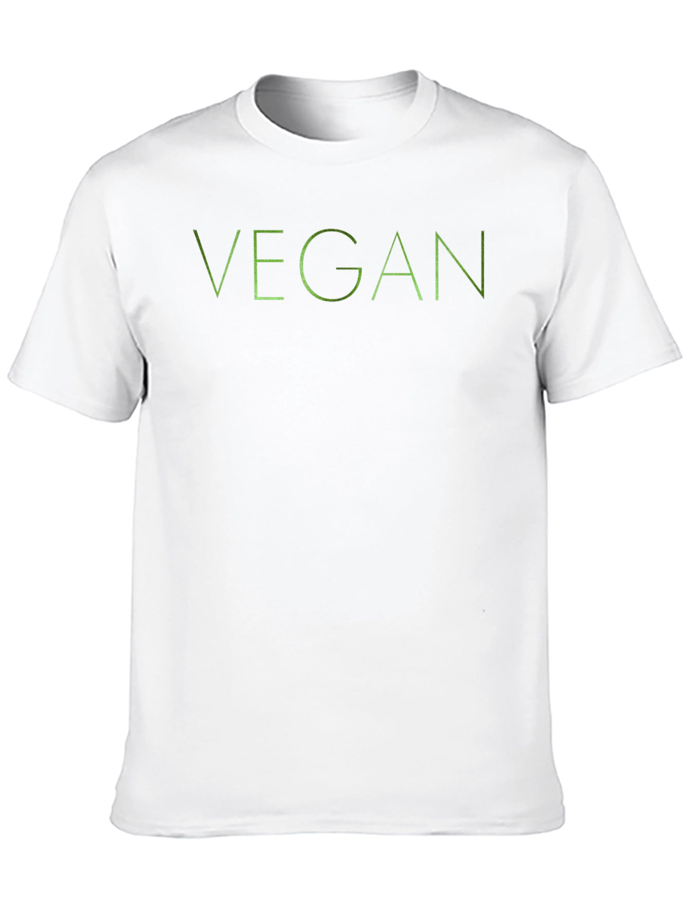 Vegan Graphic T-Shirt - Black Lightweight Casual Wear