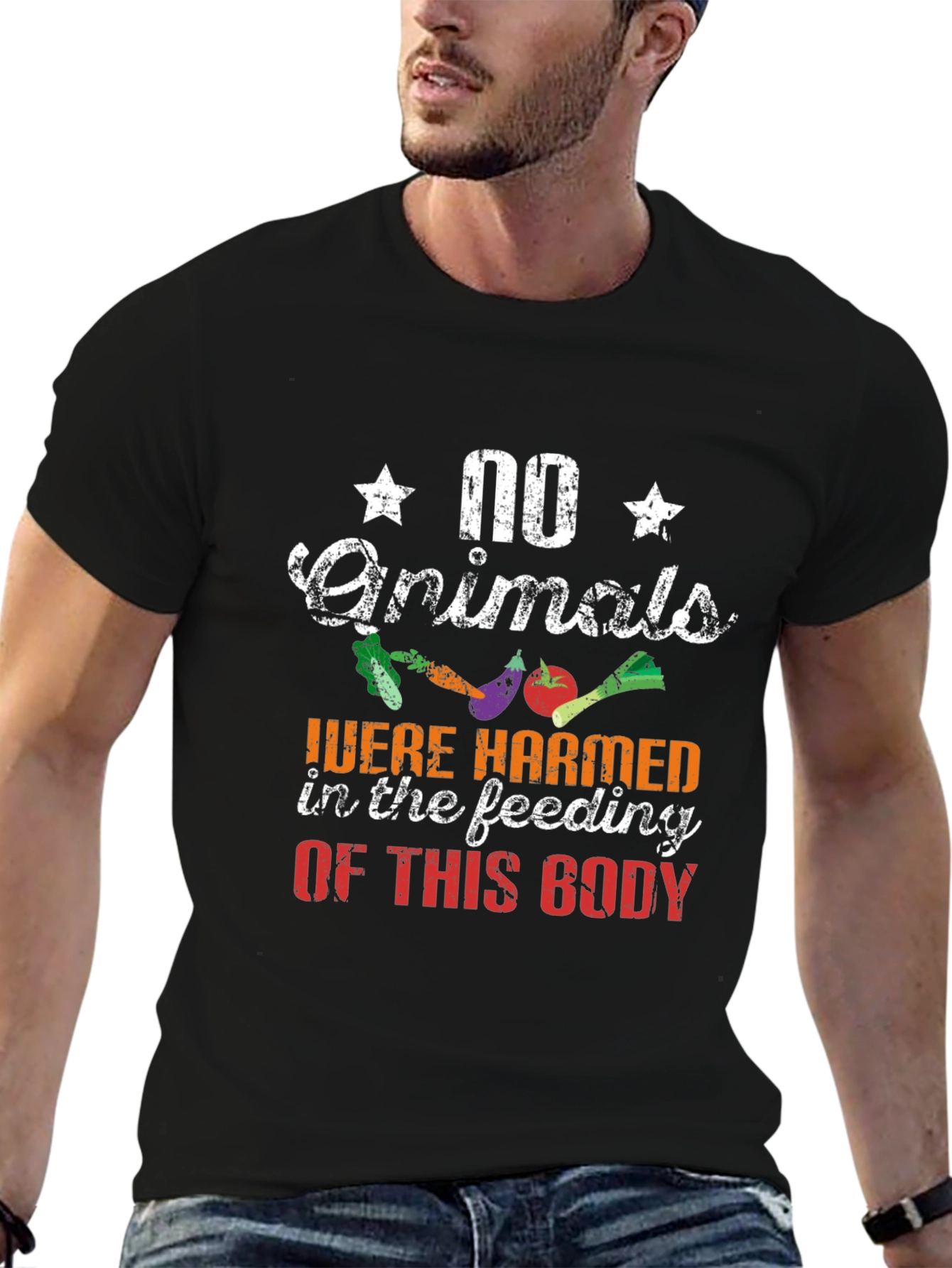 Vegan T-Shirt: No Animals Were Harmed