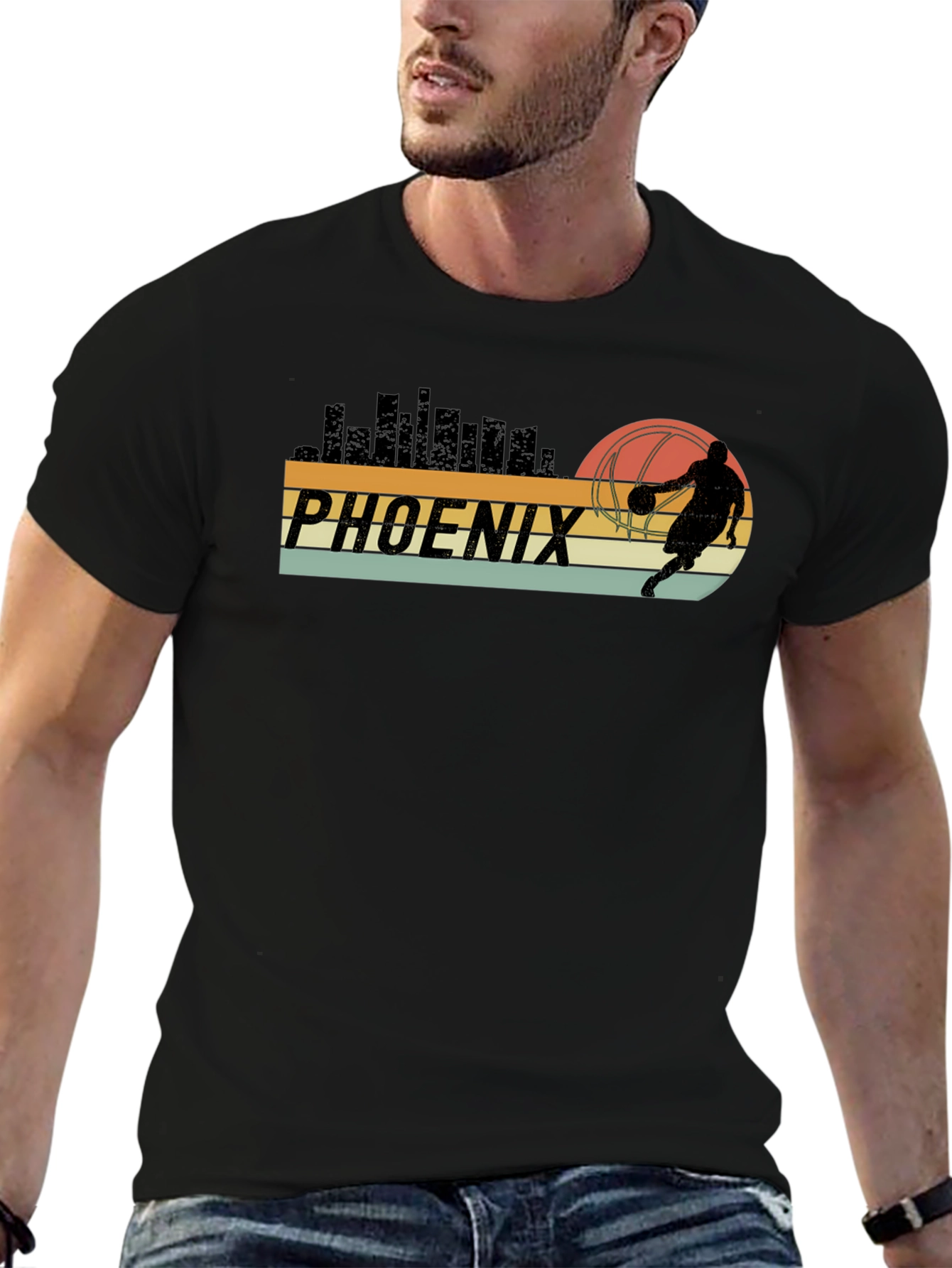 Phoenix Basketball Retro T-Shirt