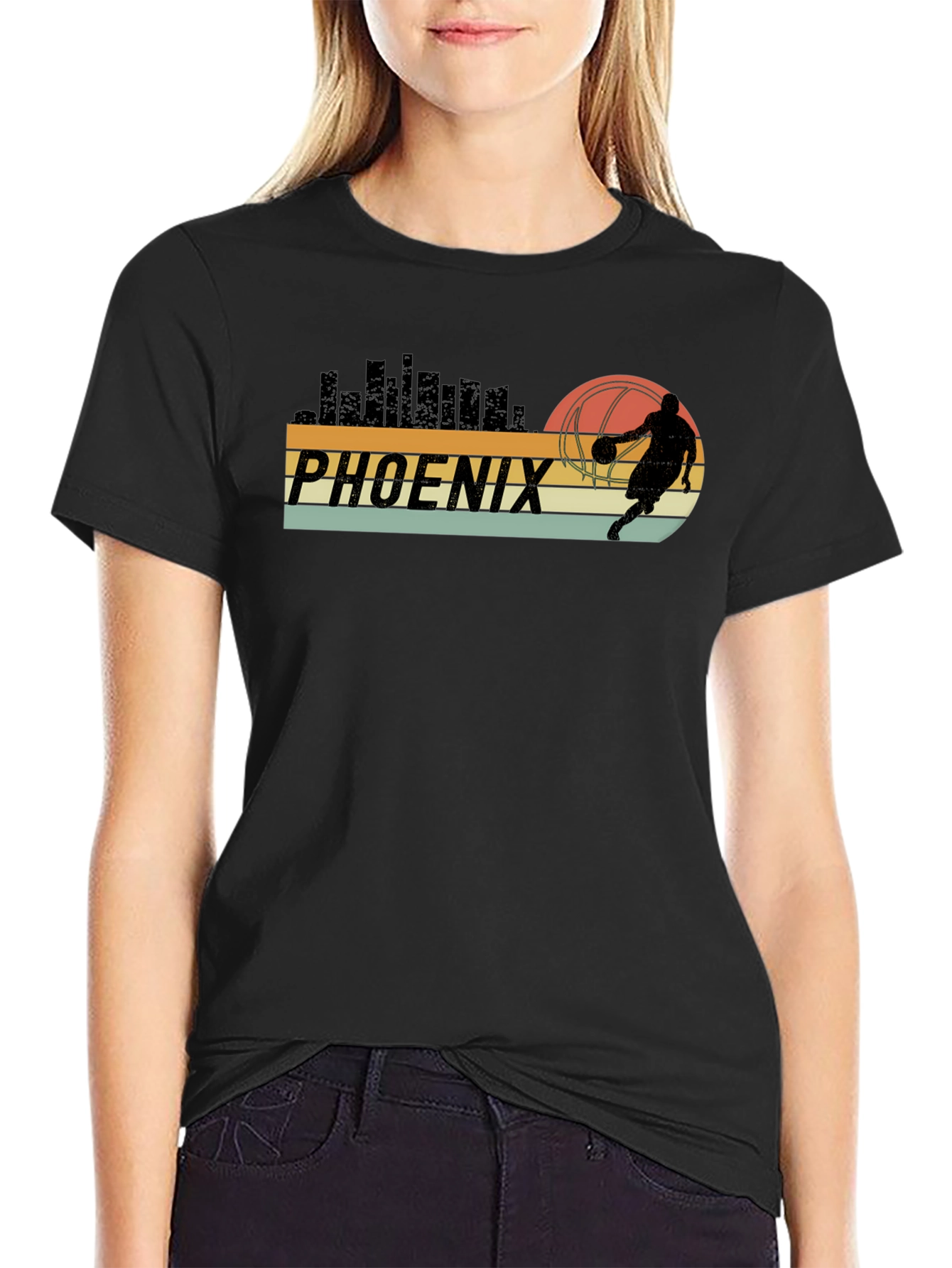 Phoenix Basketball Retro T-Shirt