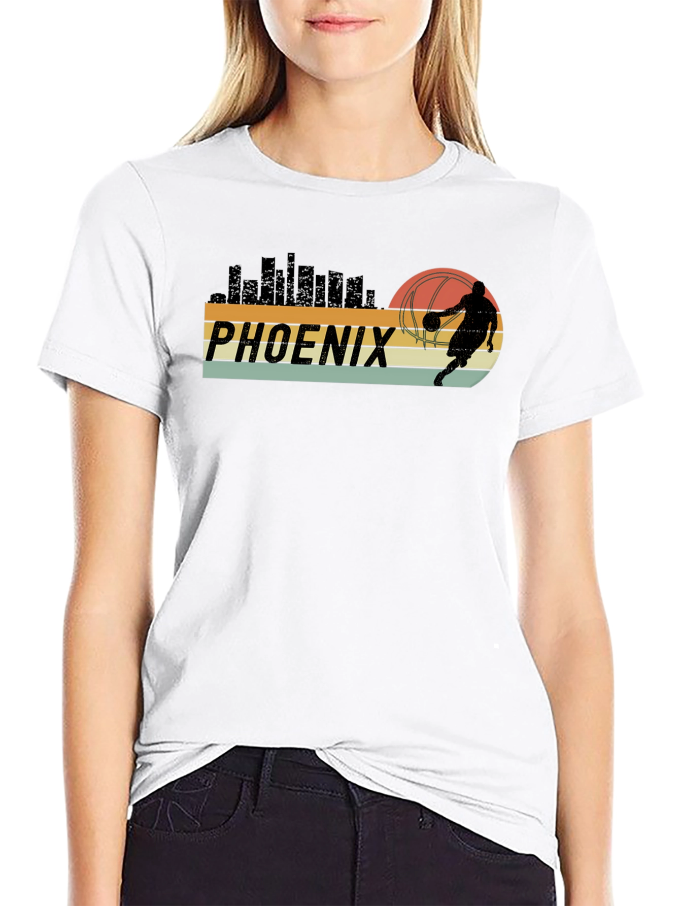 Phoenix Basketball Retro T-Shirt