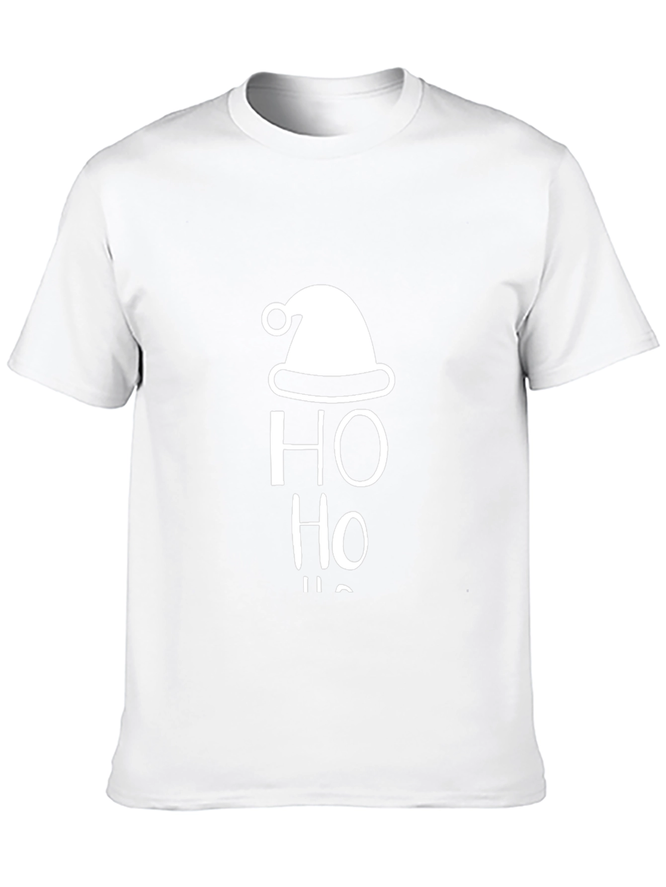 Festive Ho Ho Ho Santa Hat T-Shirt