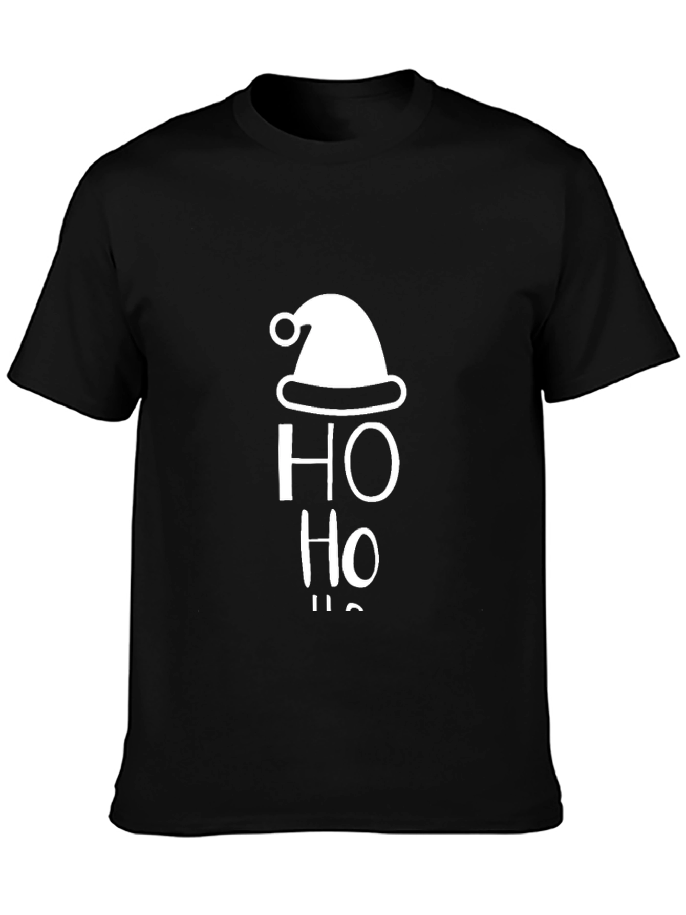 Festive Ho Ho Ho Santa Hat T-Shirt