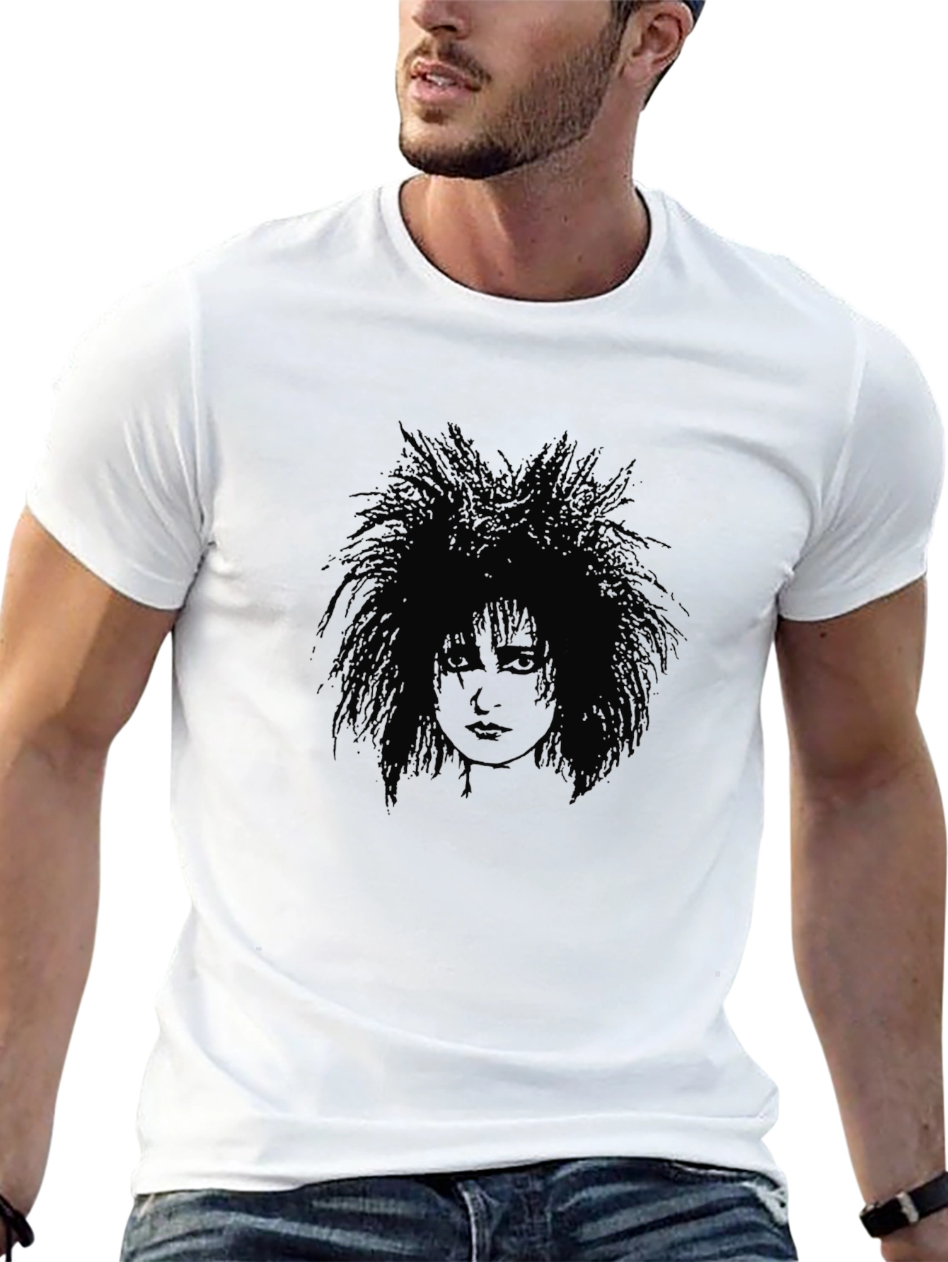 Gothic Portrait Black T-Shirt