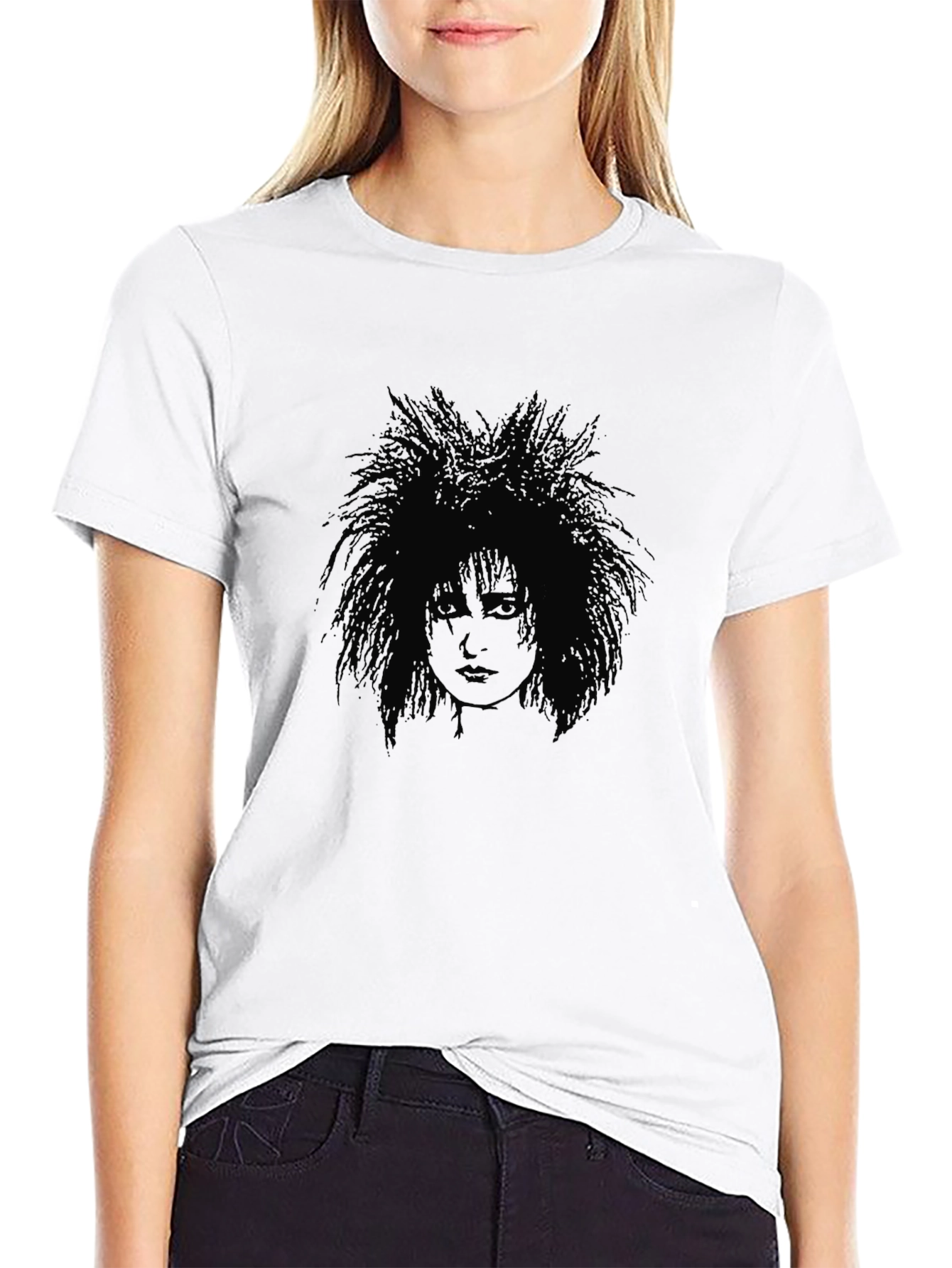 Gothic Portrait Black T-Shirt