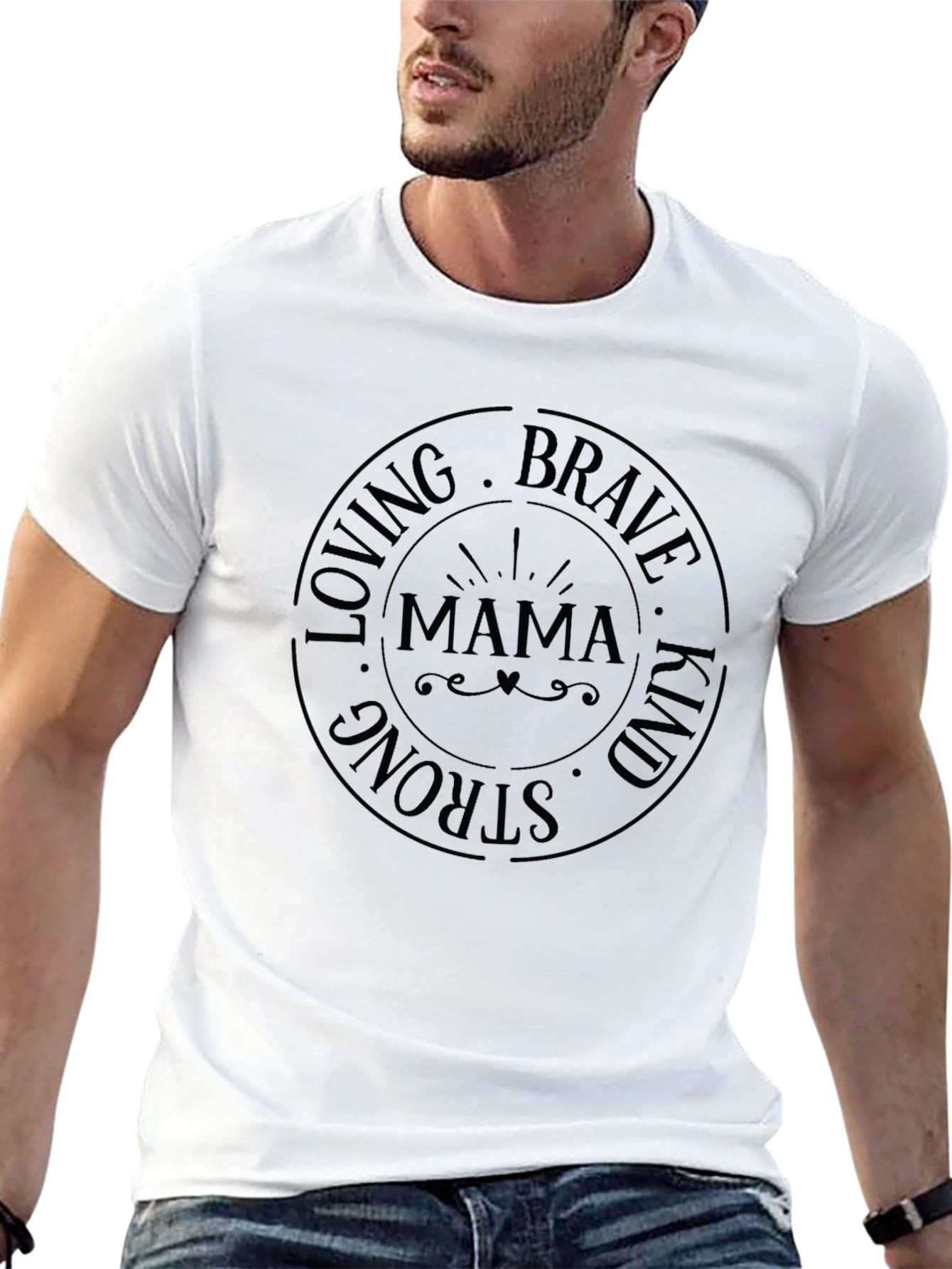 Mama Loving Brave Strong Kind T-Shirt