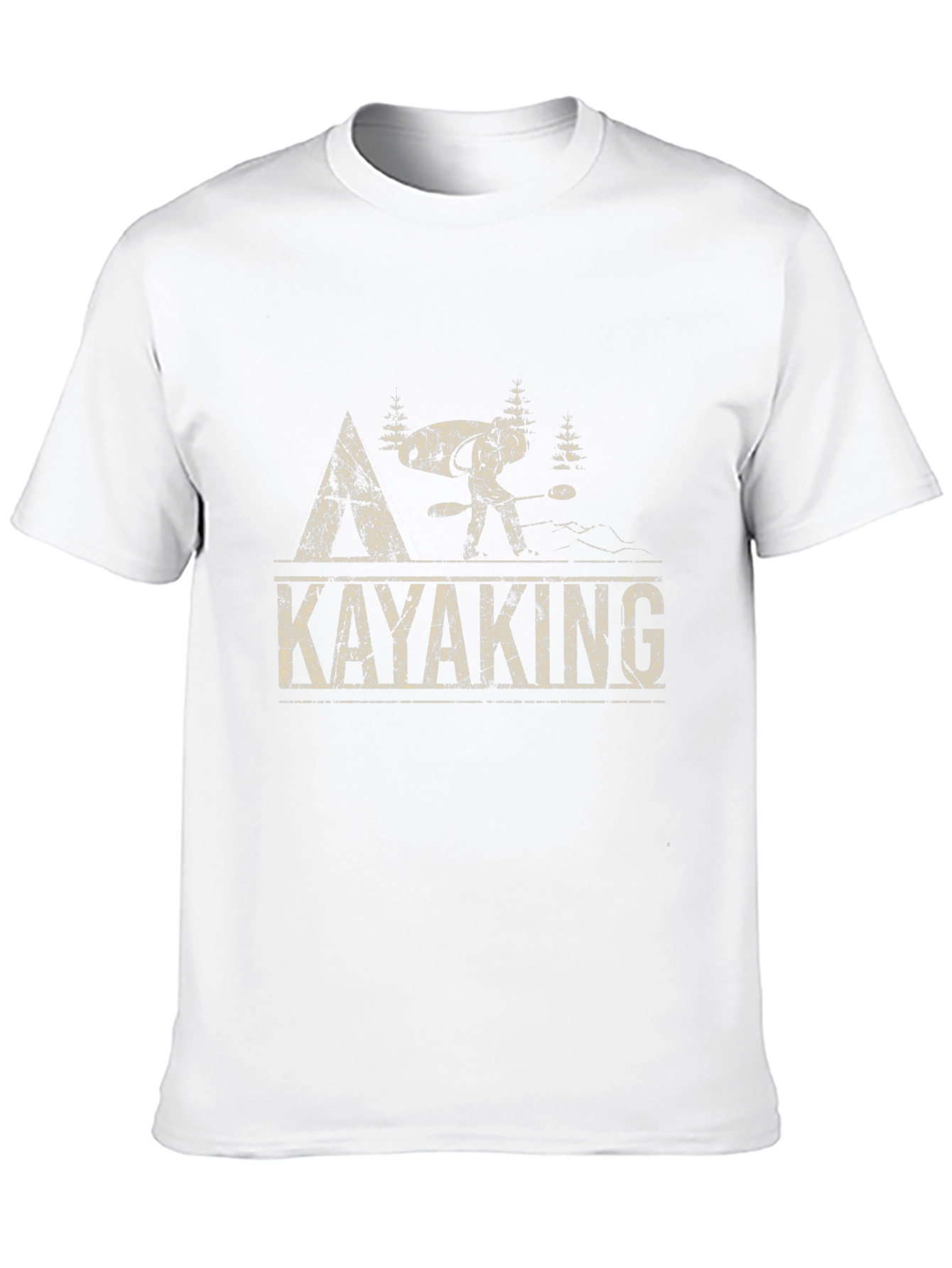 Kayaking Adventure Graphic Tee - Black
