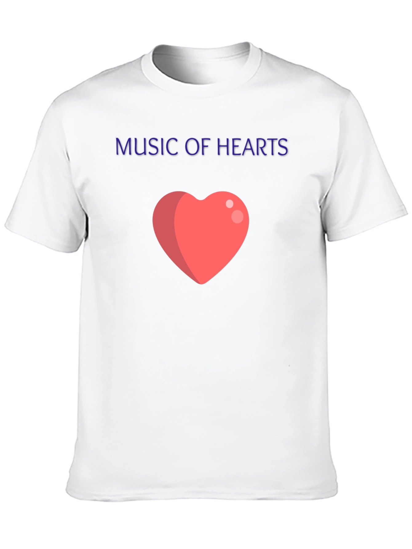 Music of Hearts Black Graphic Tee