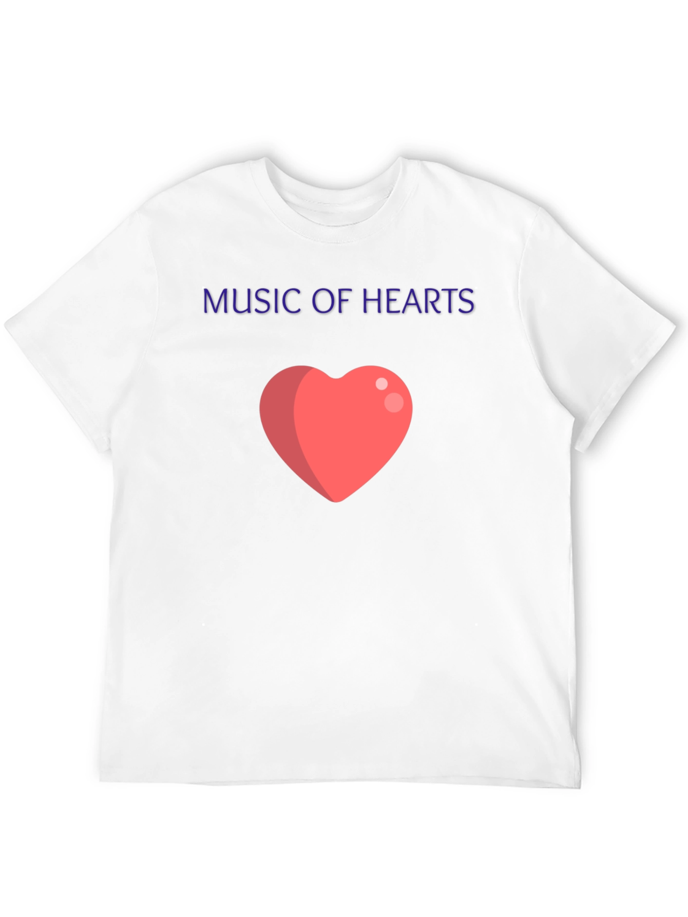 Music of Hearts Black Graphic Tee
