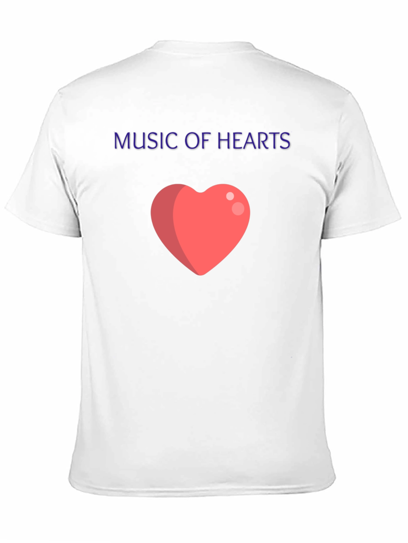 Music of Hearts Black Graphic Tee