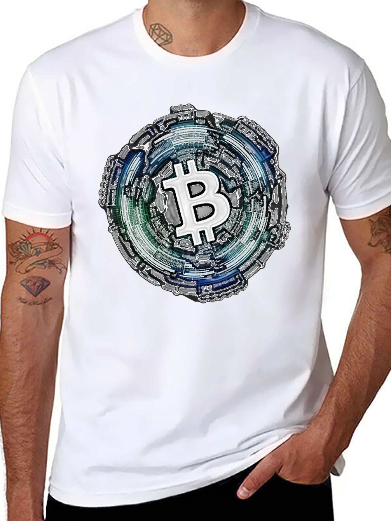 Bitcoin Crypto T-Shirt - Black
