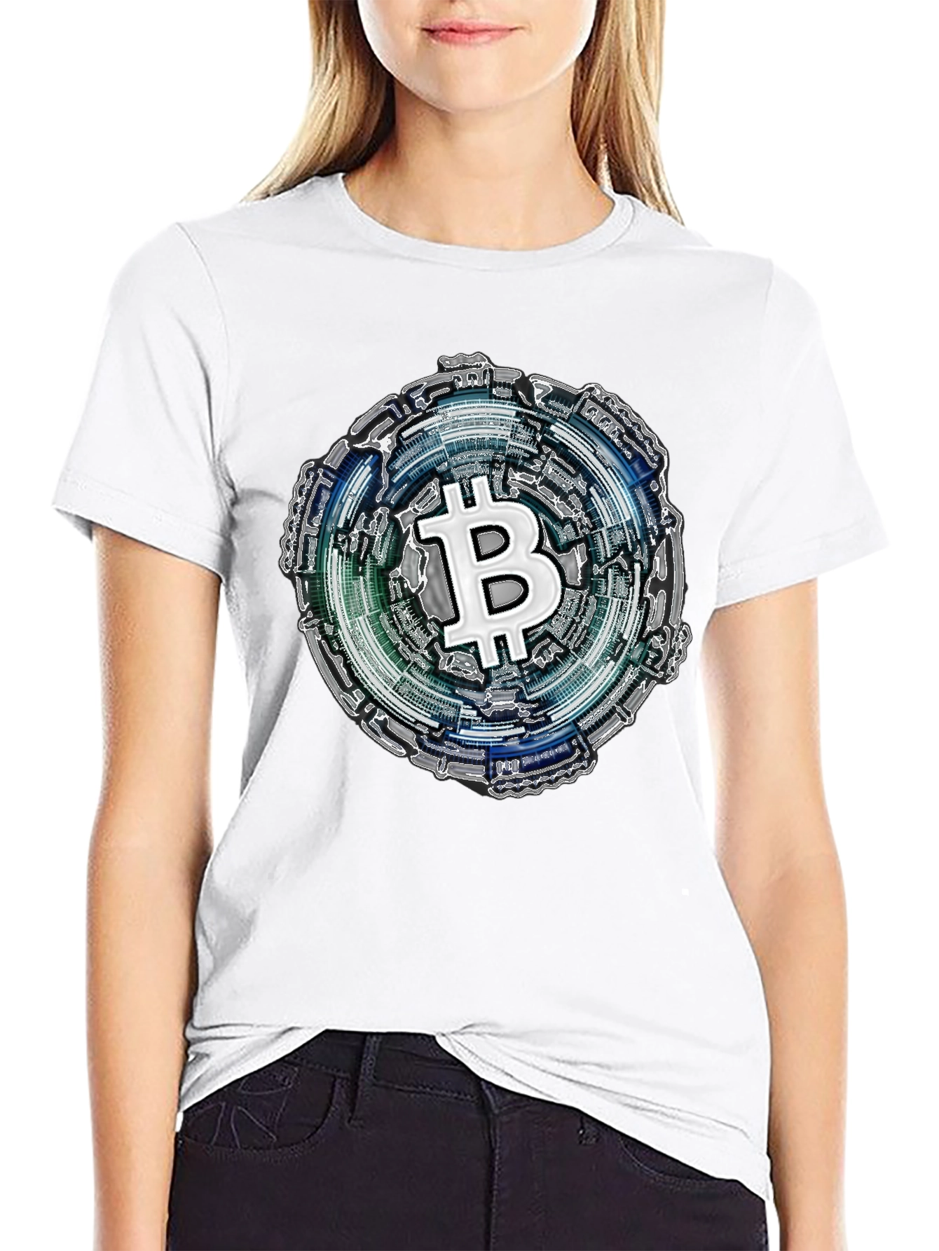 Bitcoin Crypto T-Shirt - Black