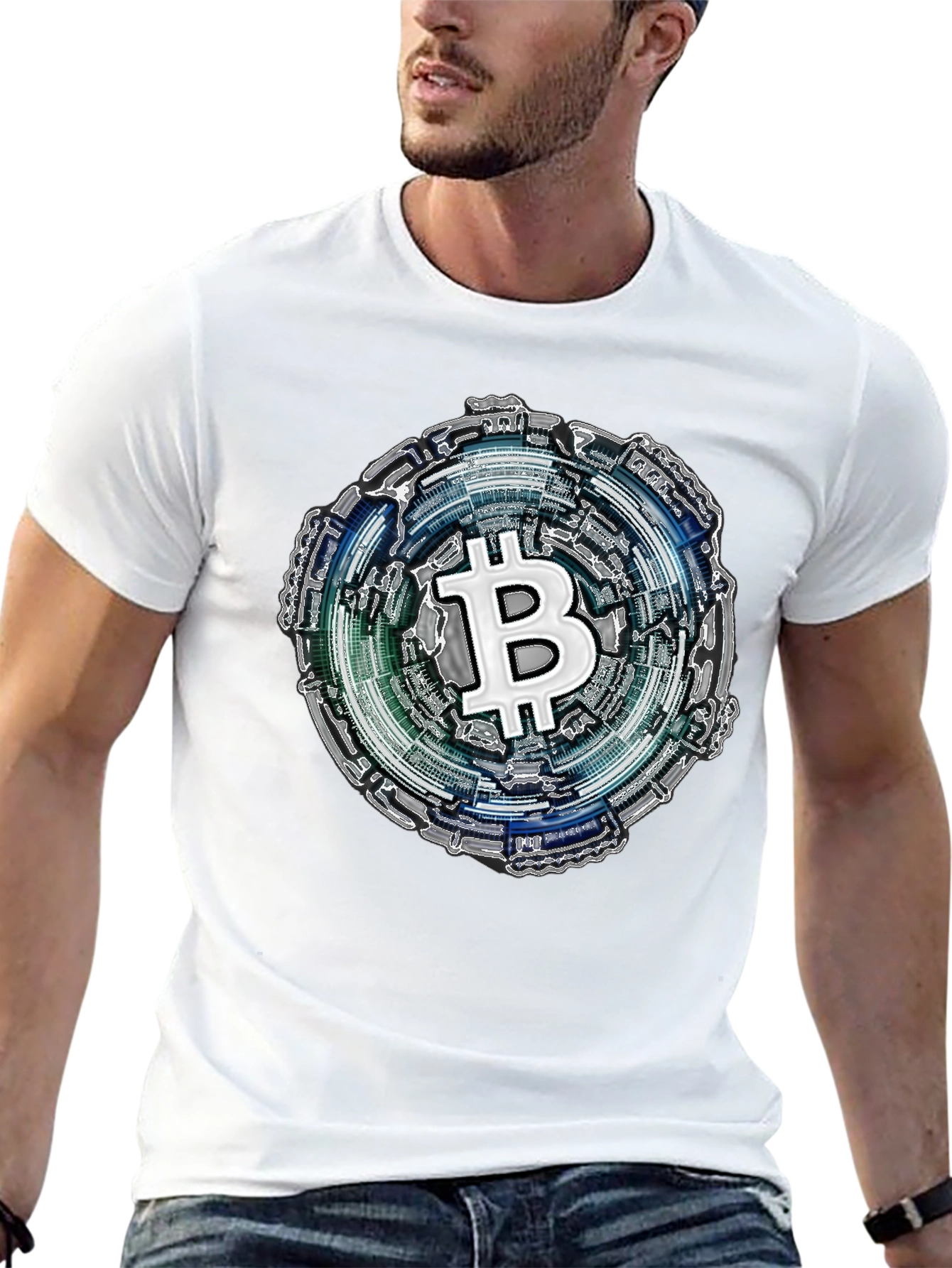Bitcoin Crypto T-Shirt - Black