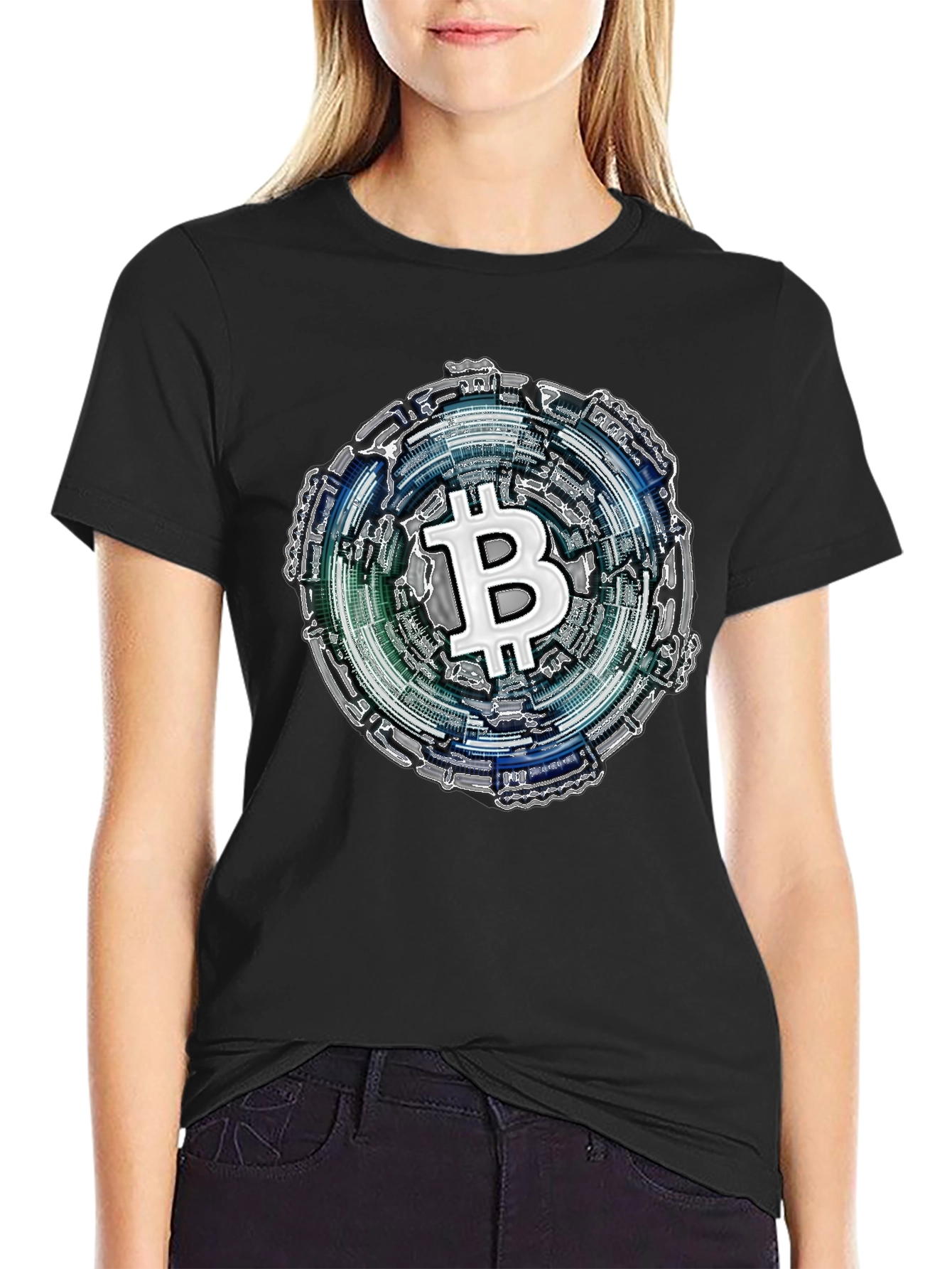 Bitcoin Crypto T-Shirt - Black