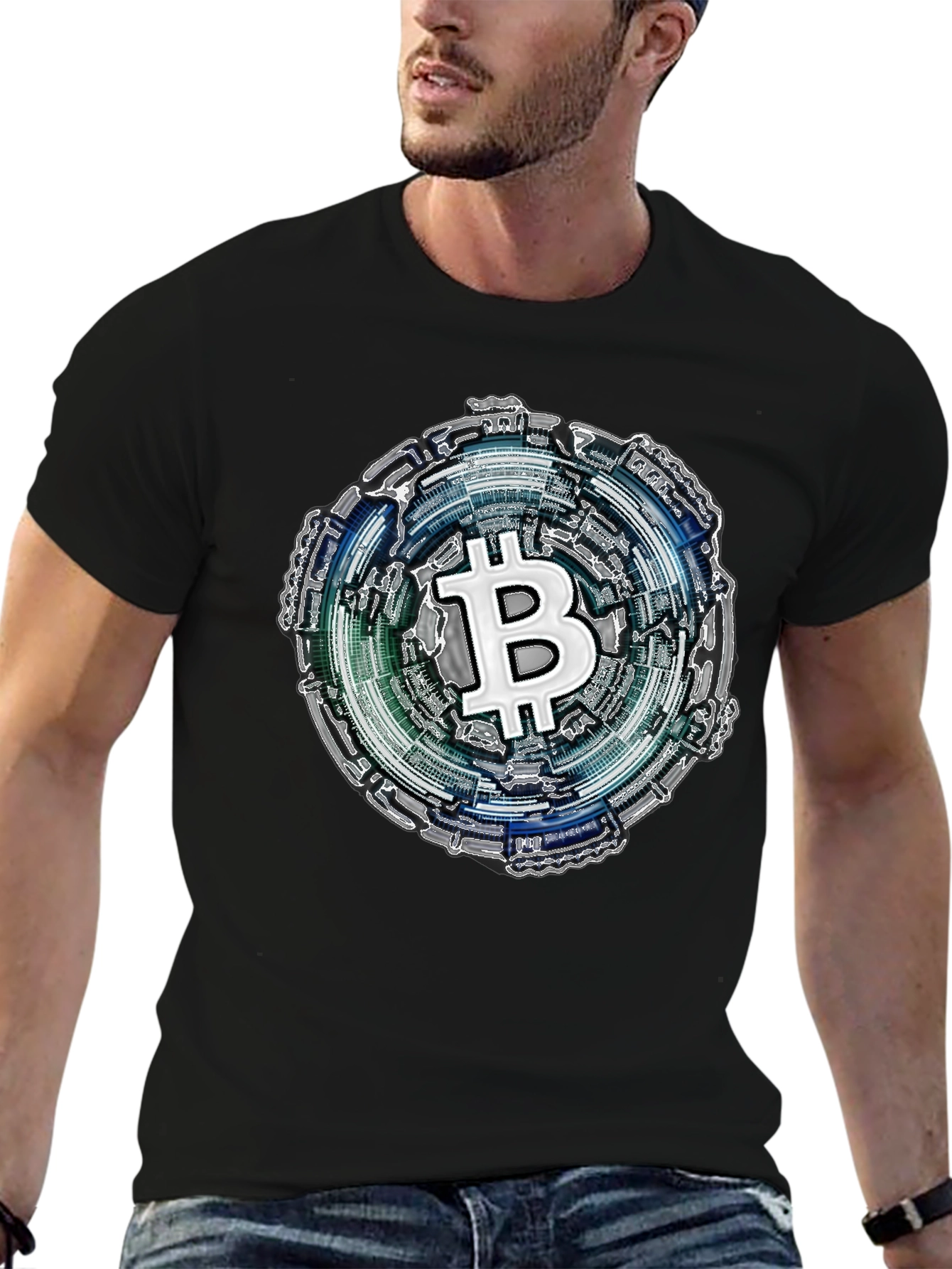 Bitcoin Crypto T-Shirt - Black