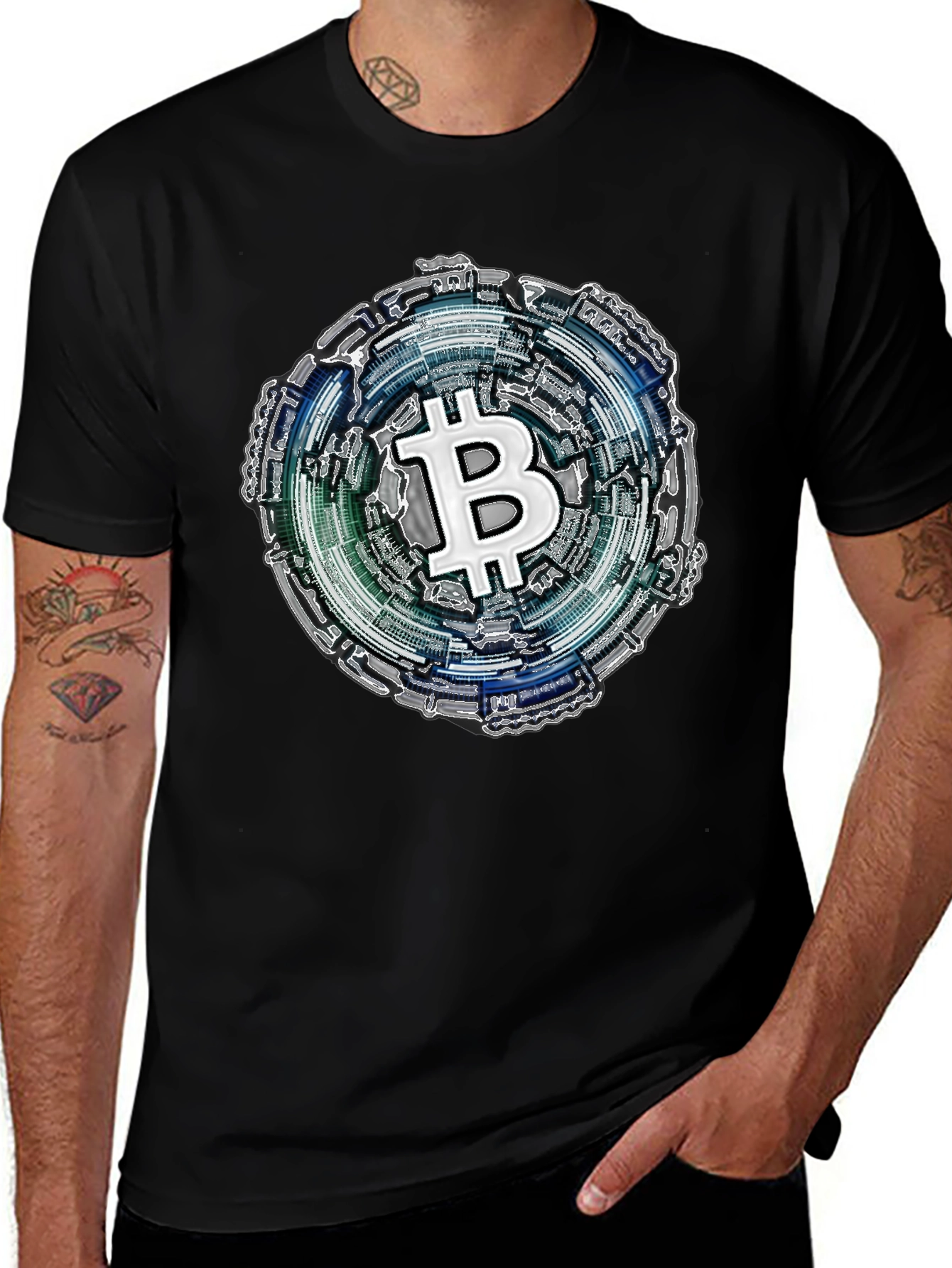 Bitcoin Crypto T-Shirt - Black