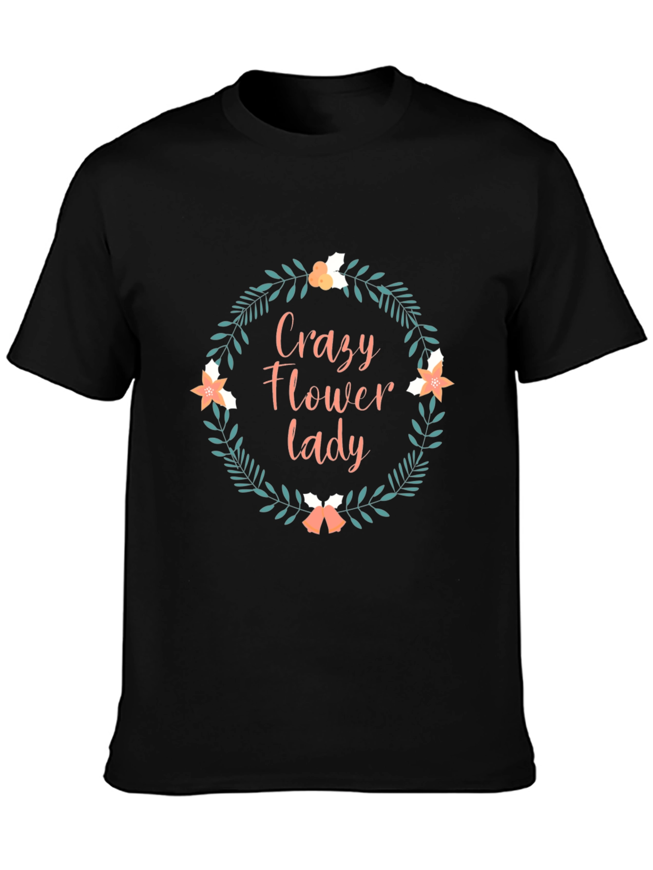 Crazy Flower Lady T-Shirt
