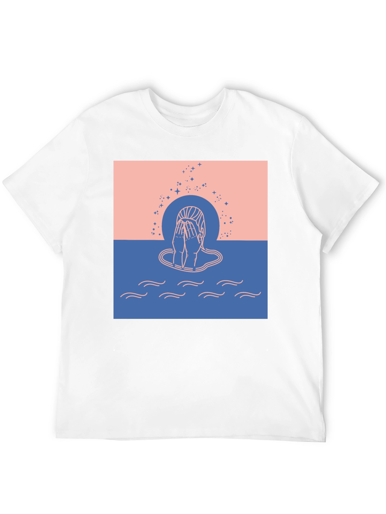 Contemplative Graphic Tee - Unisex Black T-Shirt