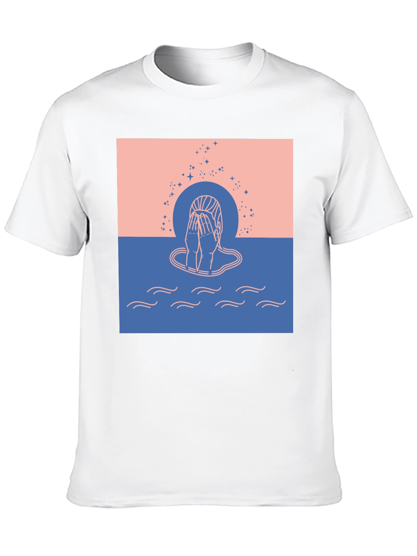 Contemplative Graphic Tee - Unisex Black T-Shirt