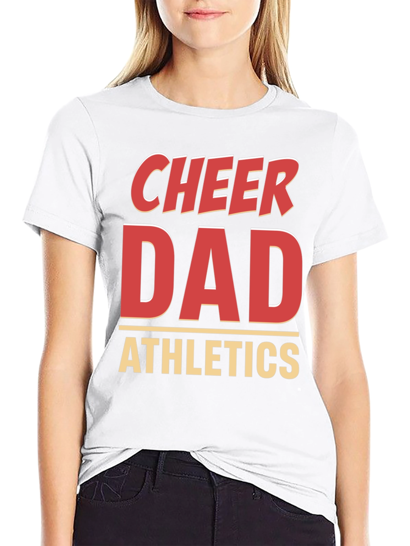 Cheer Dad Athletics Graphic T-Shirt
