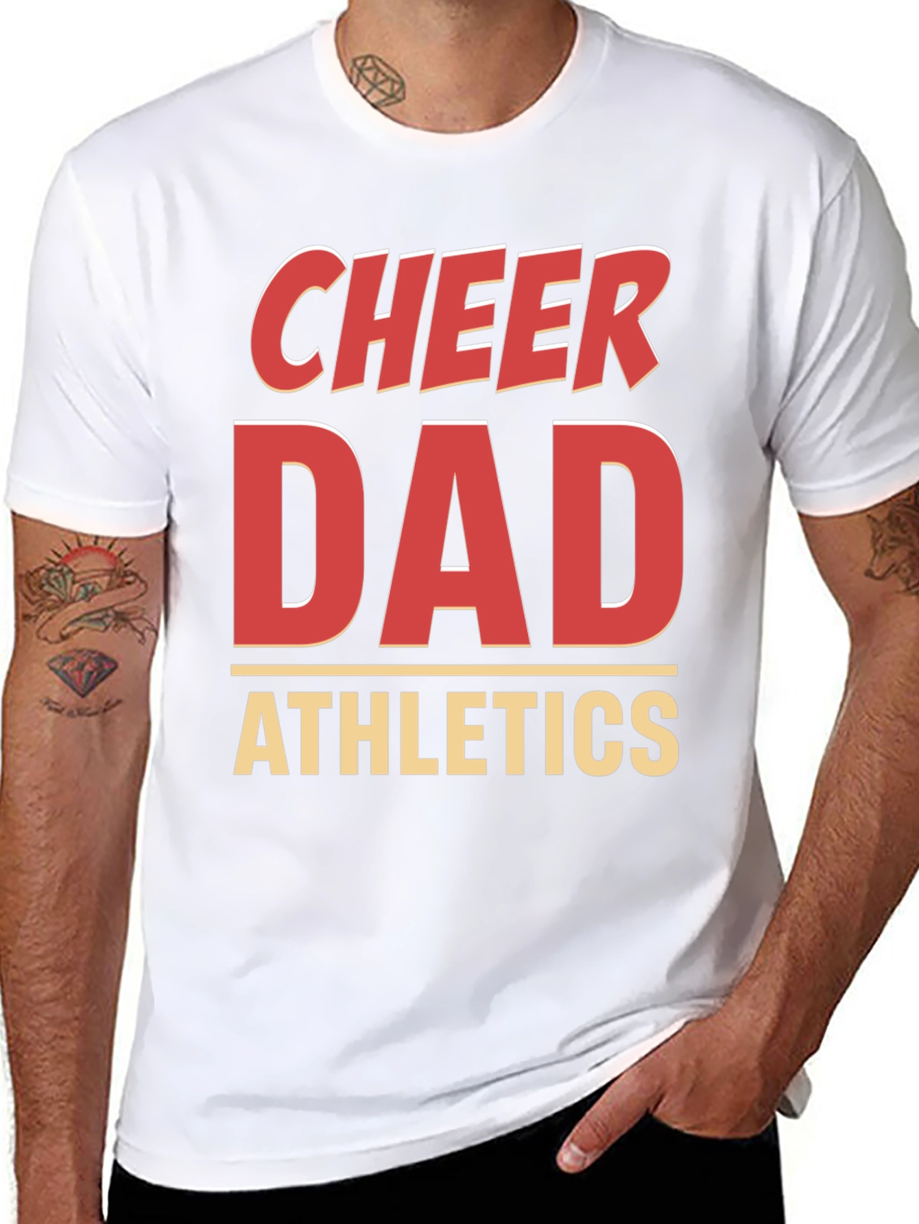 Cheer Dad Athletics Graphic T-Shirt