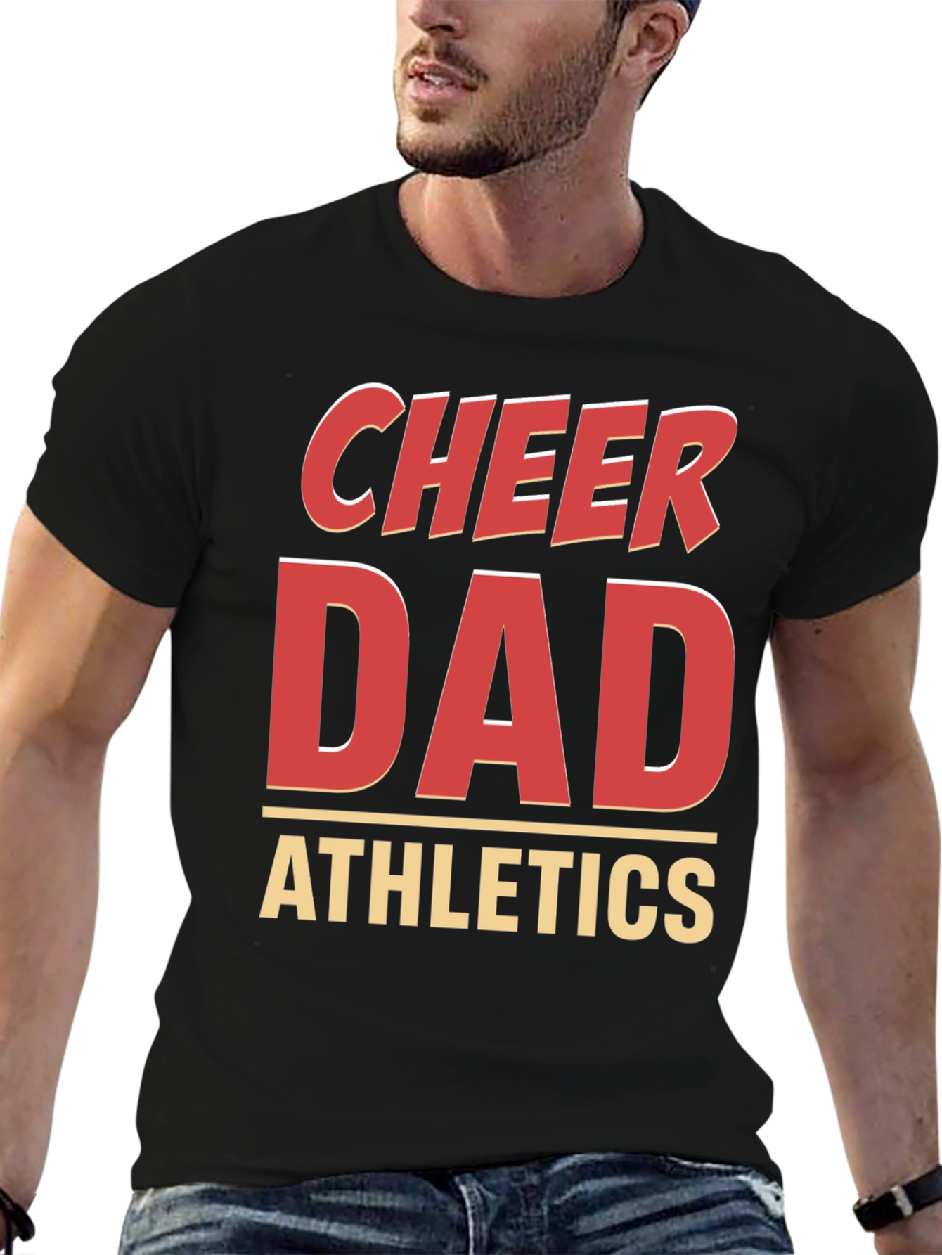 Cheer Dad Athletics Graphic T-Shirt