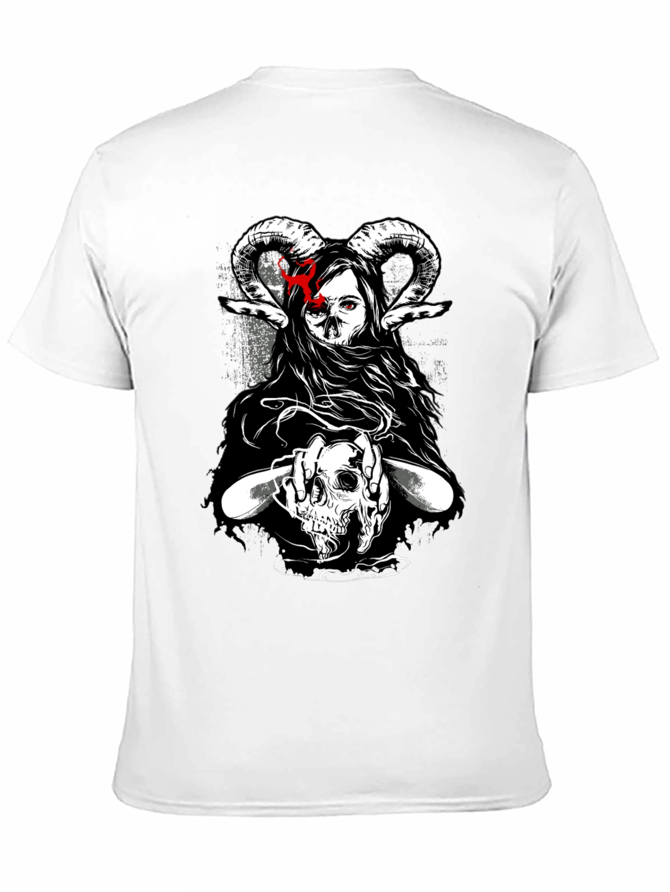 Dark Graphic T-Shirt - Skull & Occult Design