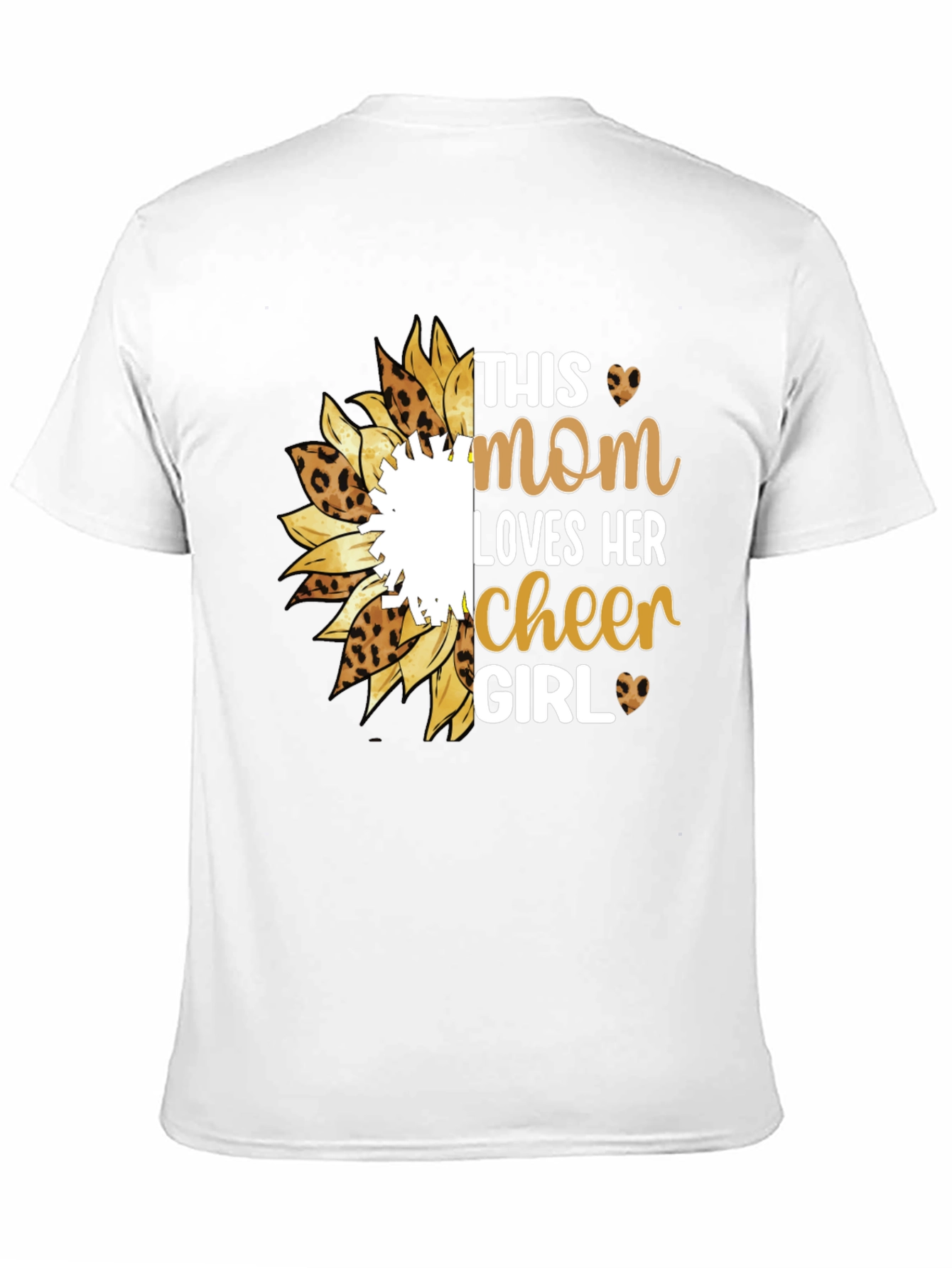 Mom Cheer Girl Graphic T-Shirt
