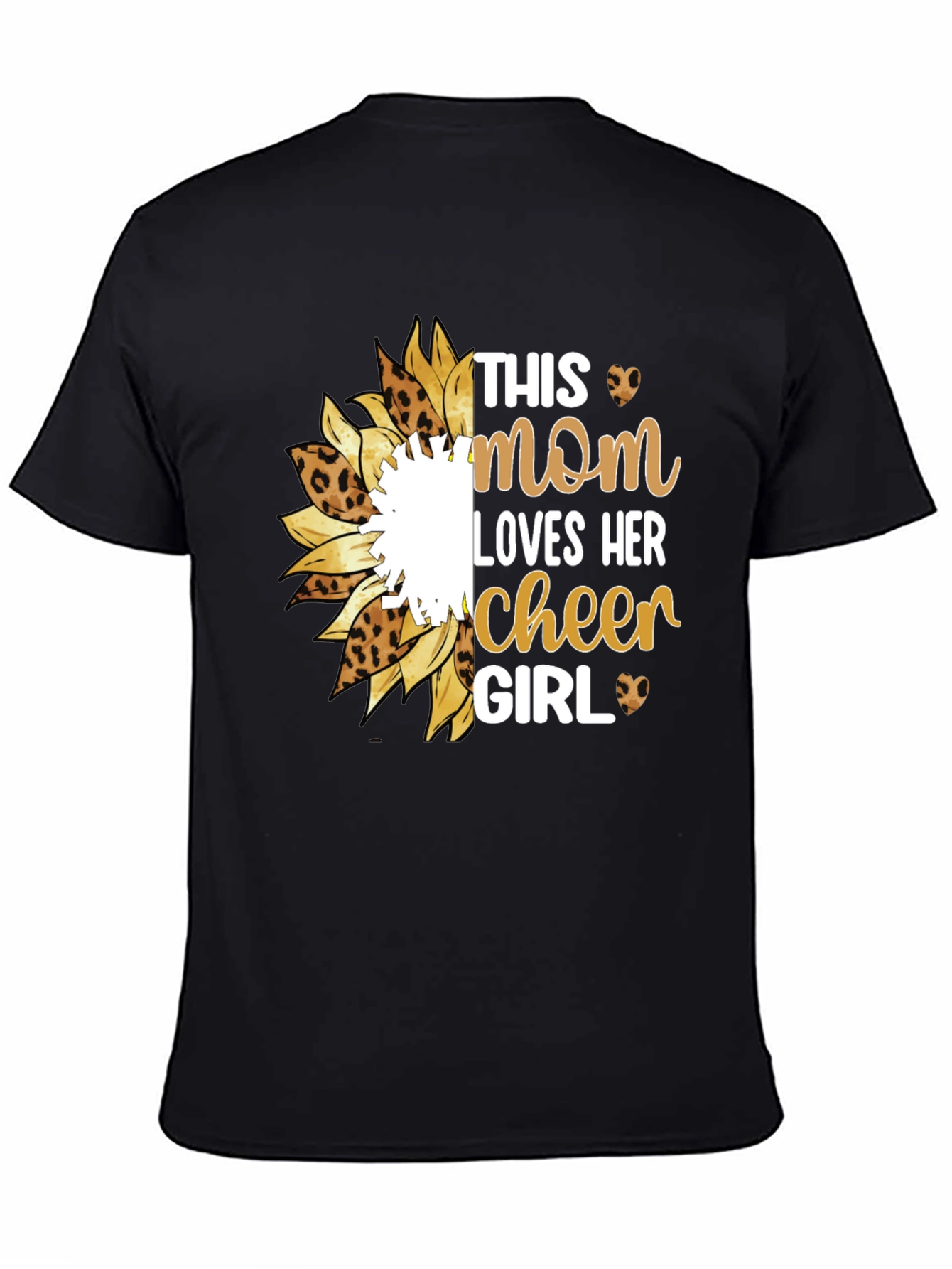 Mom Cheer Girl Graphic T-Shirt
