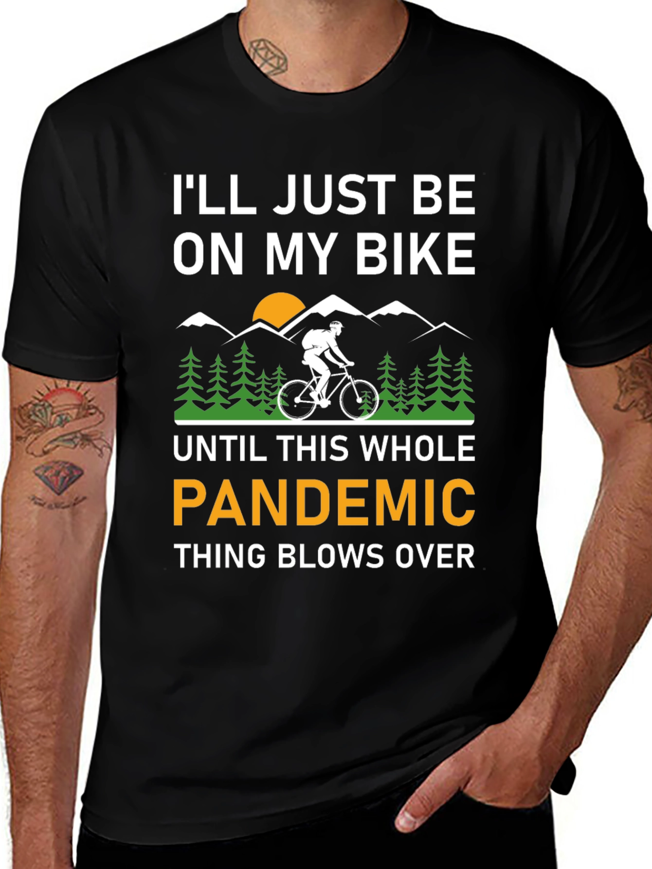Bike Lover Pandemic T-Shirt