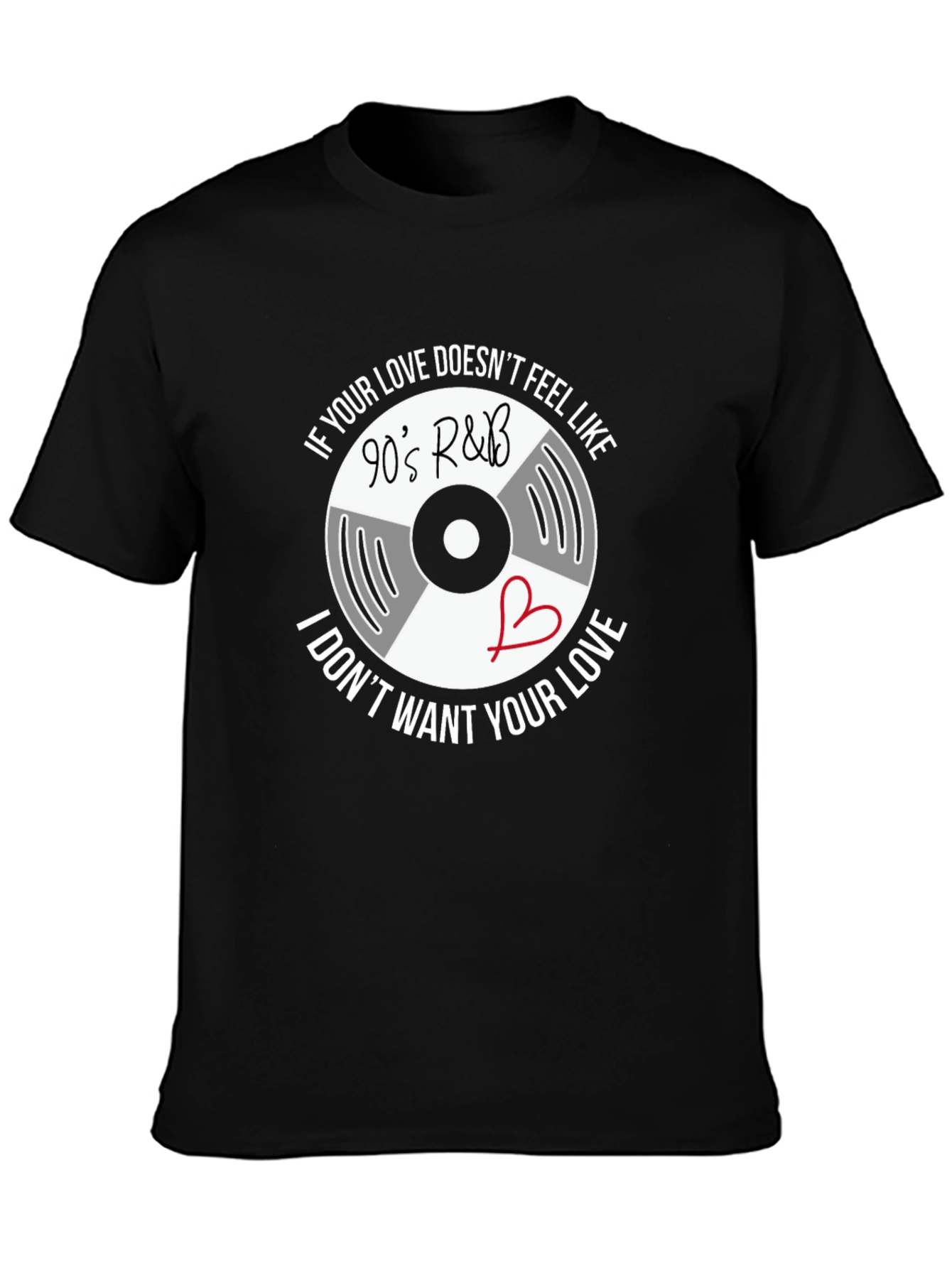 90s R&B Vinyl Graphic T-Shirt