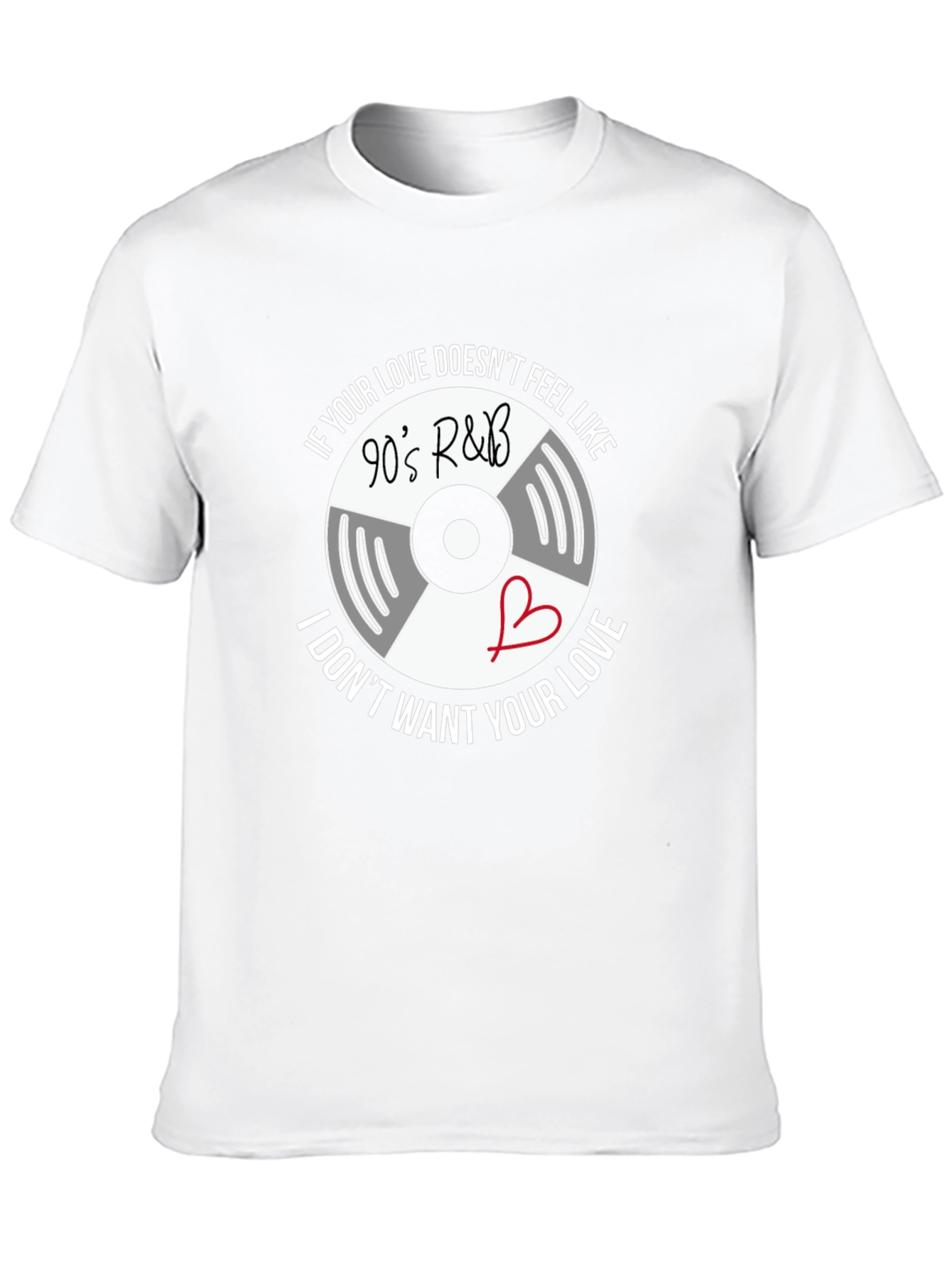 90s R&B Vinyl Graphic T-Shirt